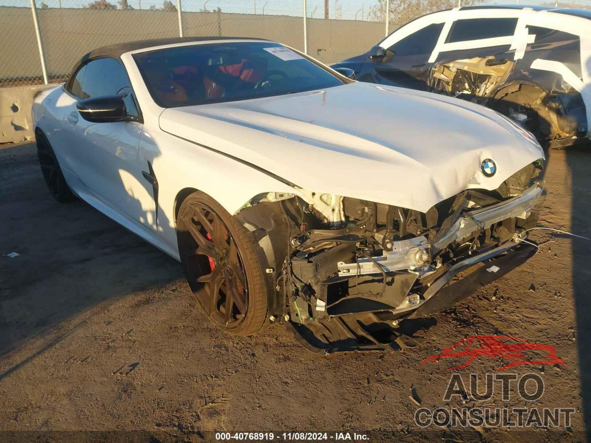 BMW M8 CABRIOLET 2022 - WBSDZ0C0XNCH18532