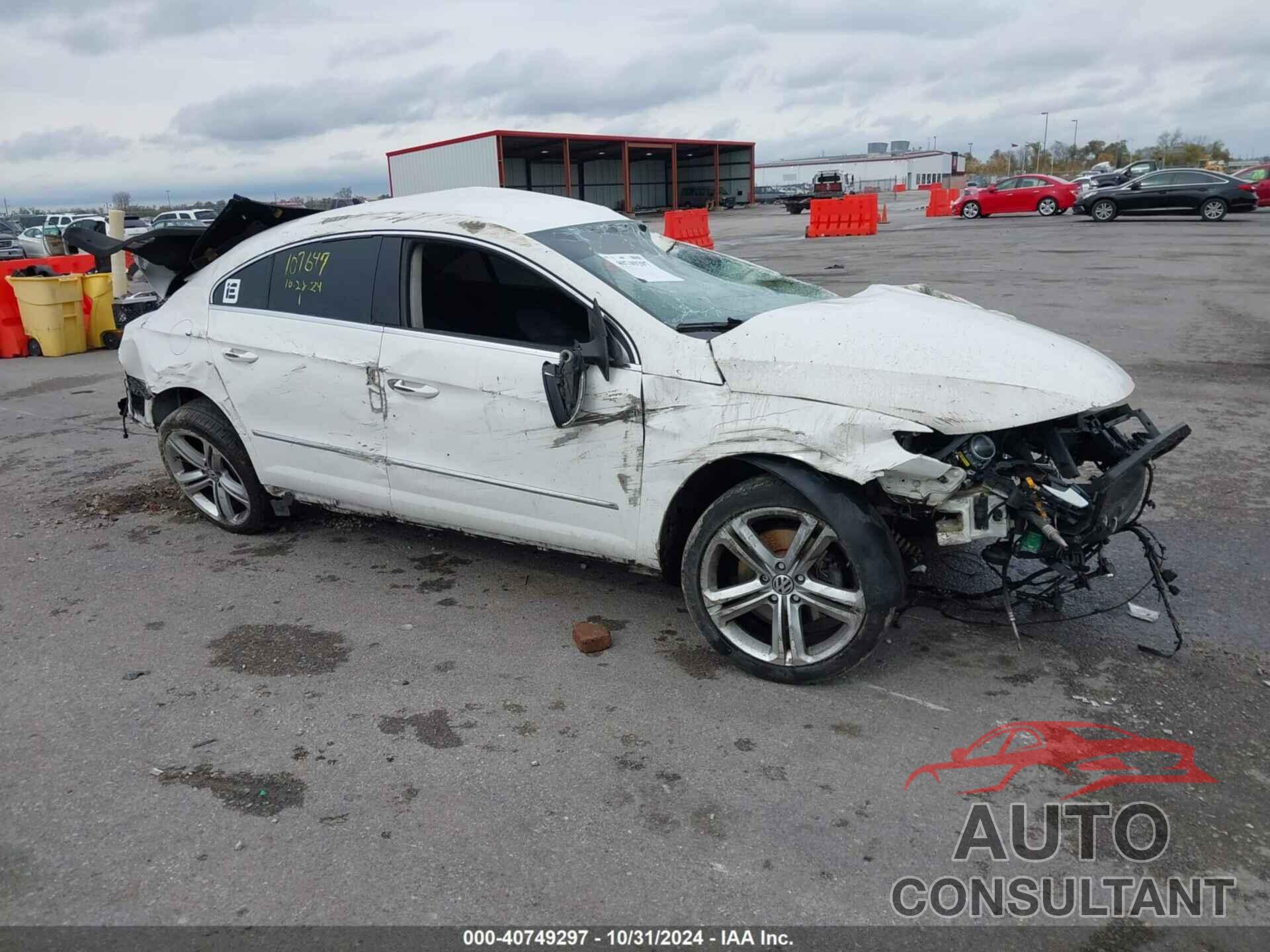 VOLKSWAGEN CC 2013 - WVWBN7AN6DE545352