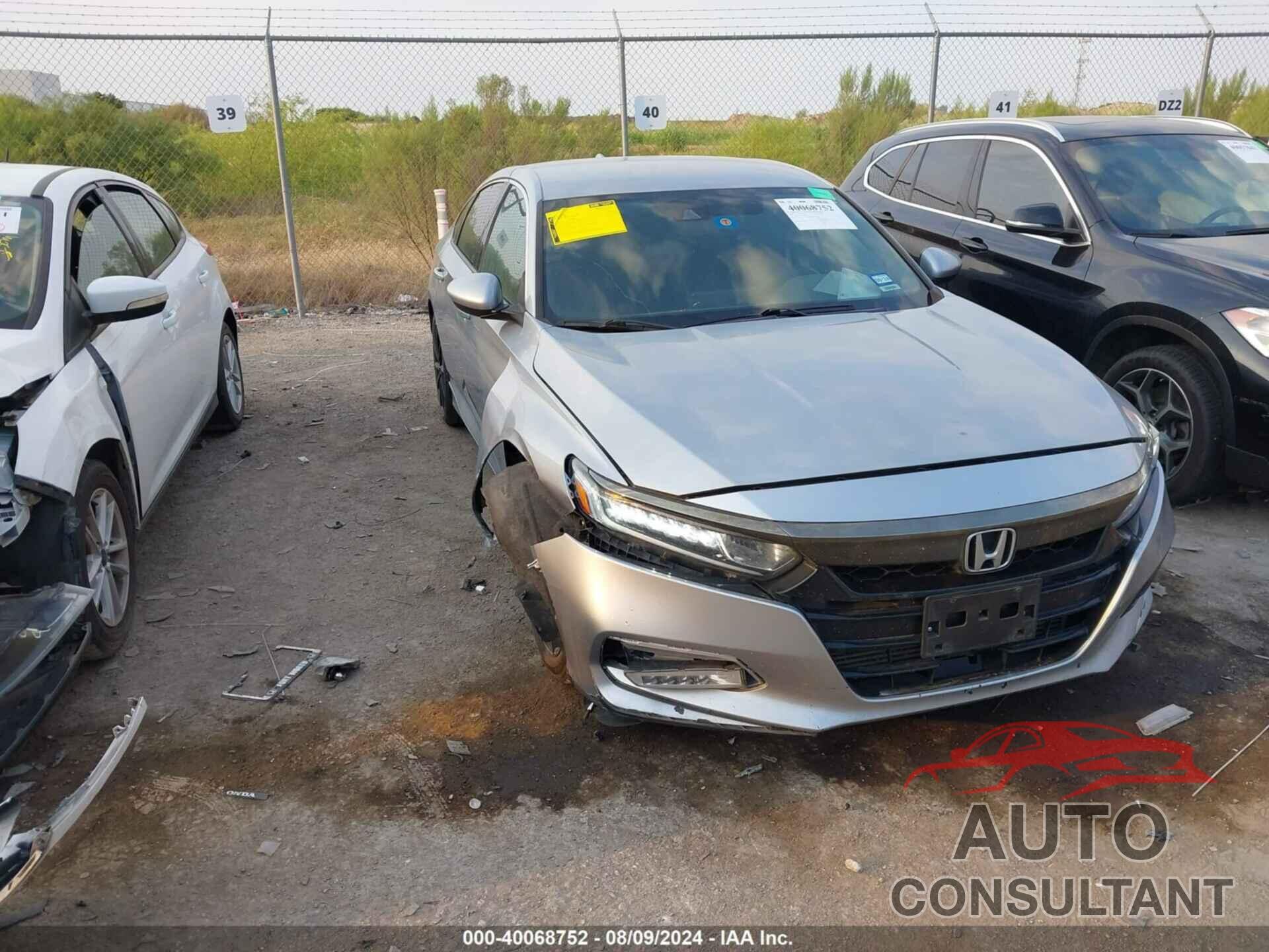 HONDA ACCORD 2018 - 1HGCV1F37JA125998