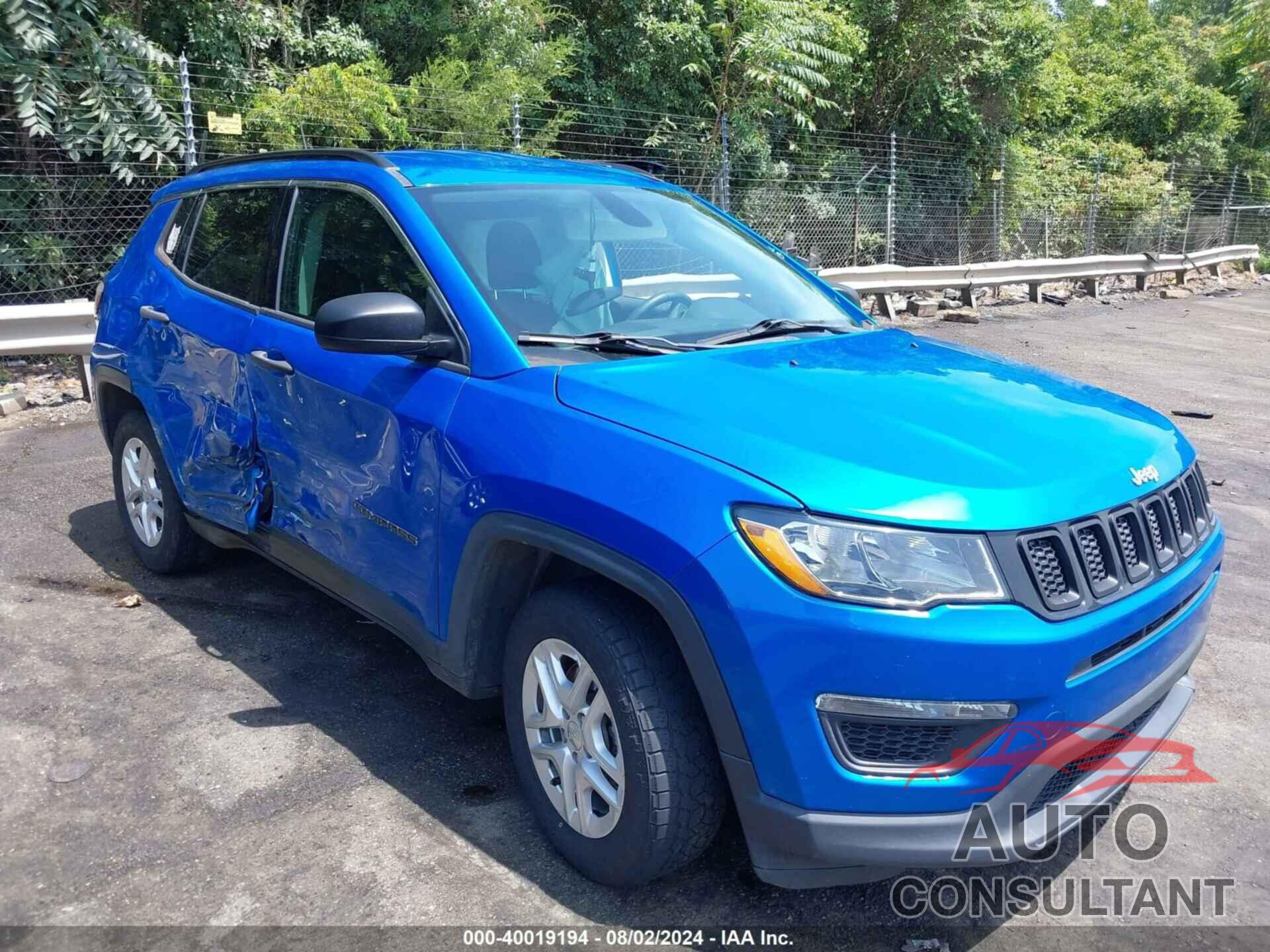 JEEP COMPASS 2019 - 3C4NJCAB1KT750517