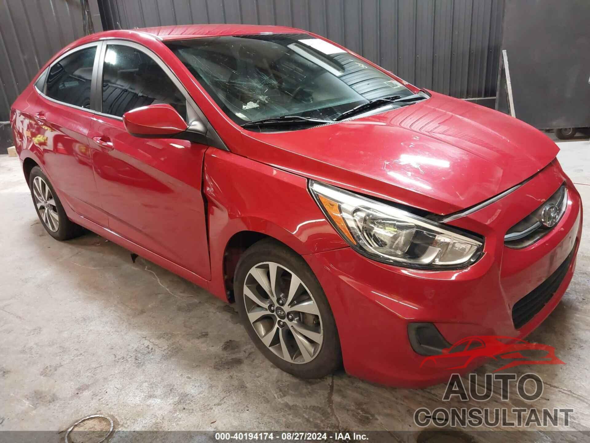 HYUNDAI ACCENT 2017 - KMHCT4AE1HU345673