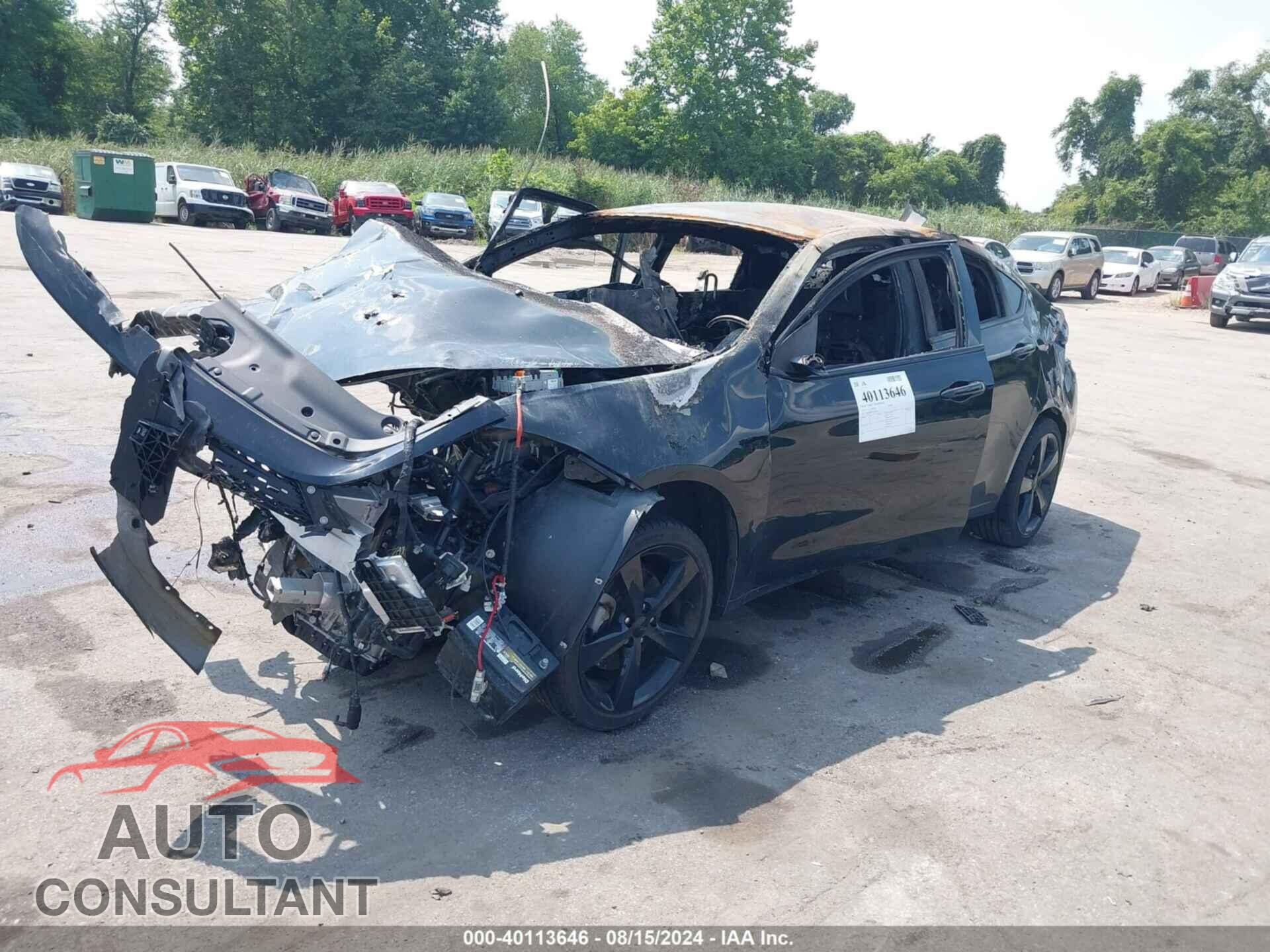 DODGE DART 2015 - 1C3CDFBB7FD165228
