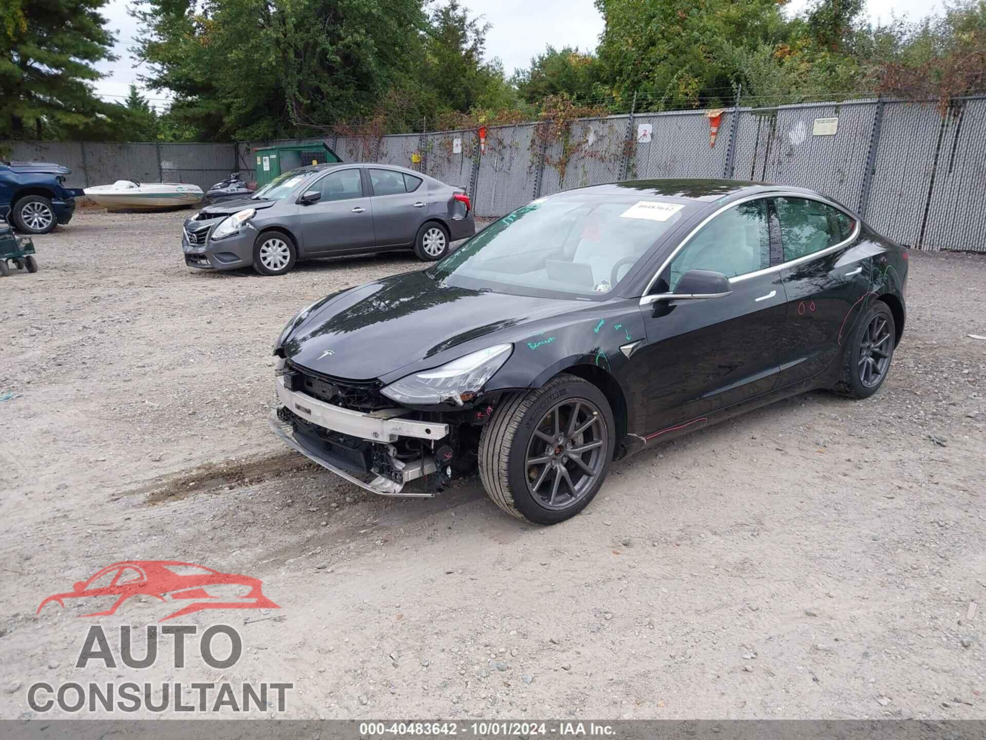 TESLA MODEL 3 2020 - 5YJ3E1EBXLF638955