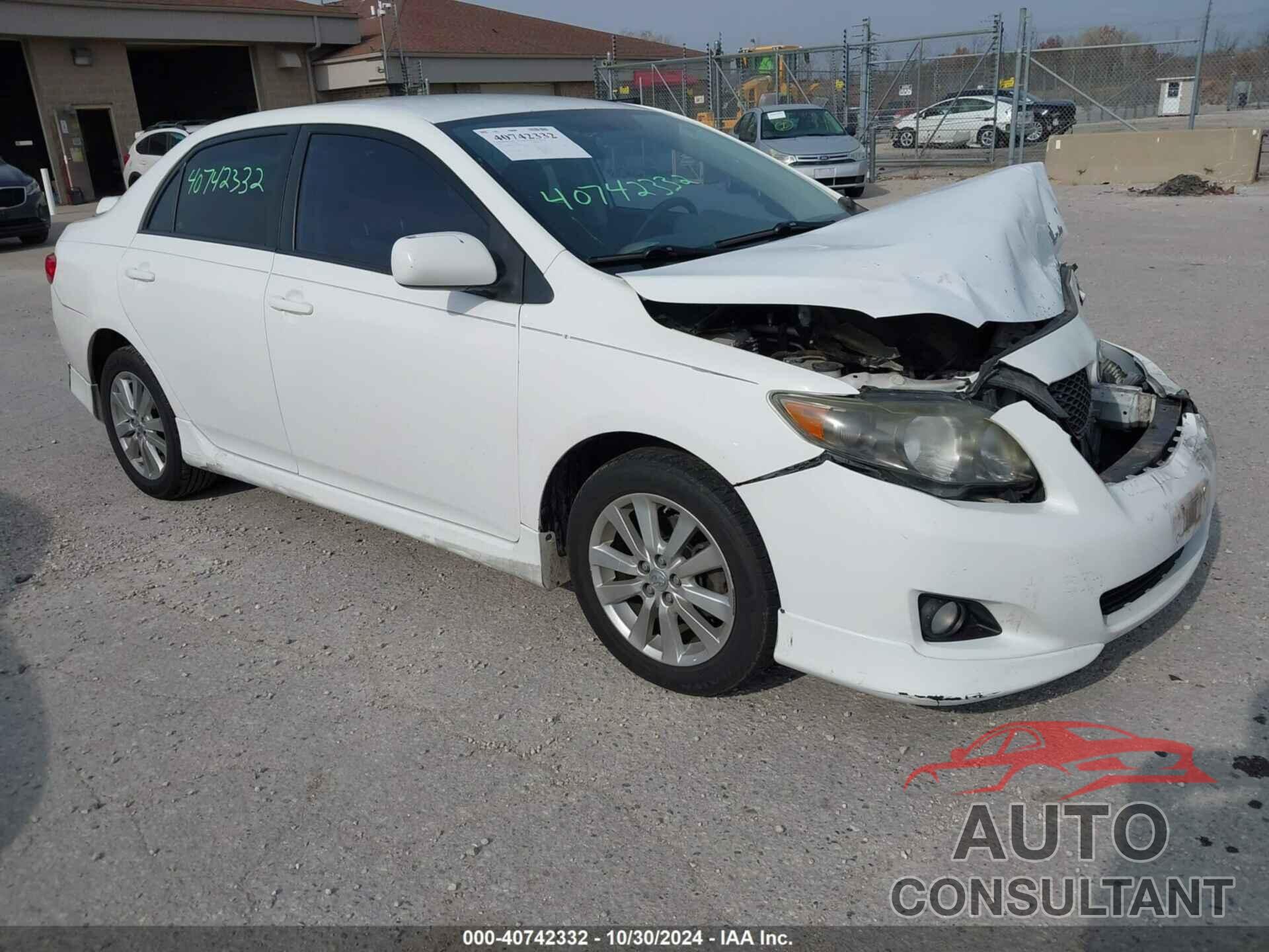 TOYOTA COROLLA 2010 - 1NXBU4EEXAZ230093