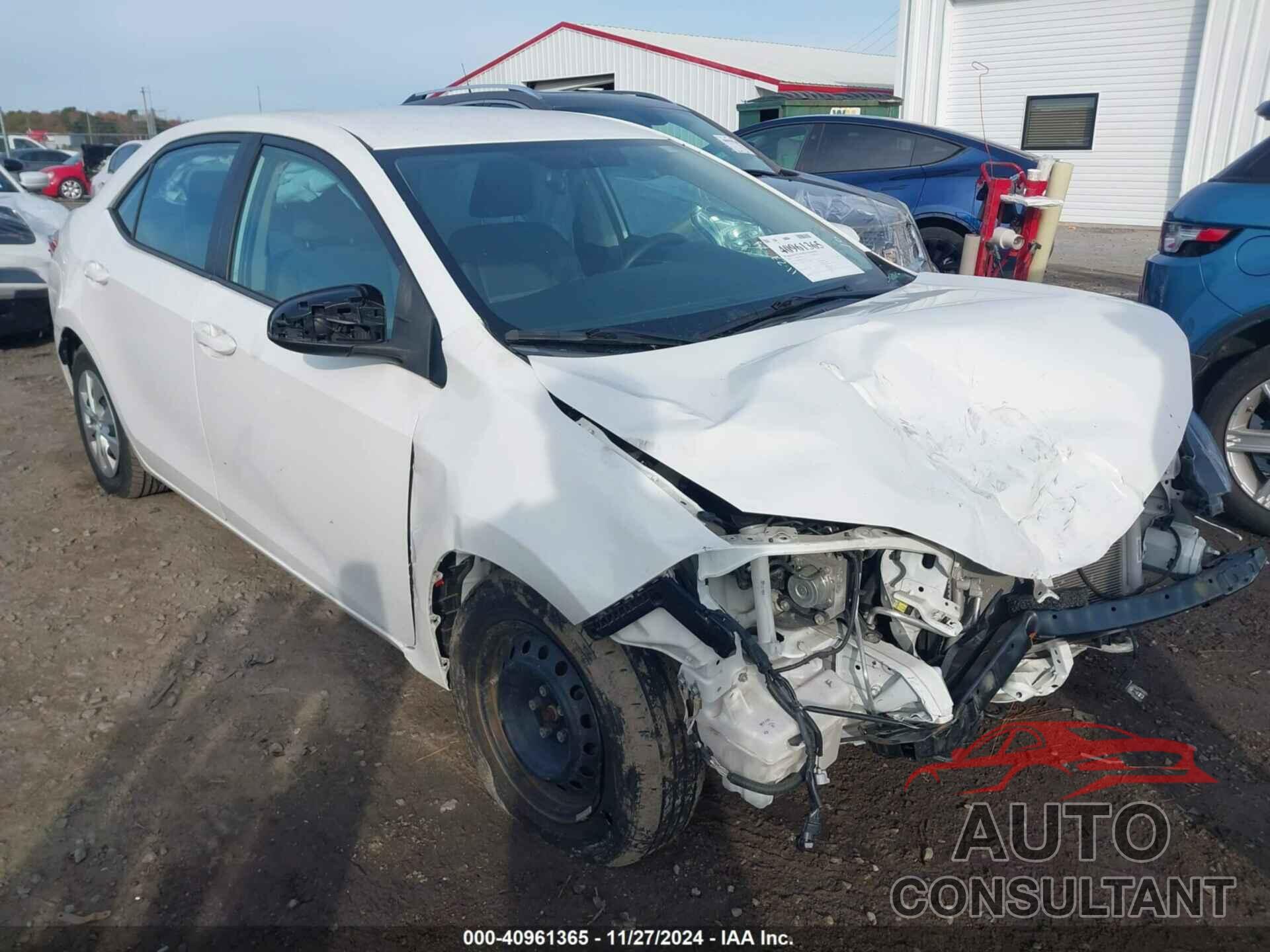 TOYOTA COROLLA 2016 - 2T1BURHE8GC522764
