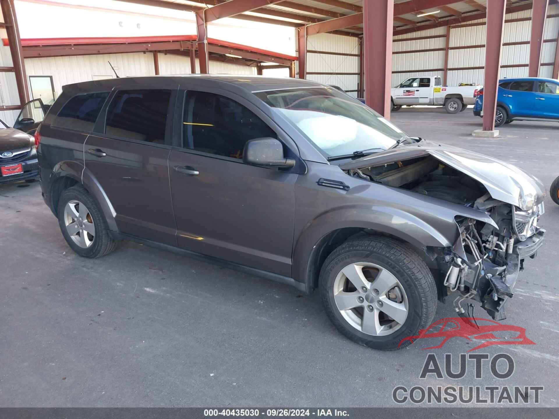 DODGE JOURNEY 2013 - 3C4PDCAB6DT578228