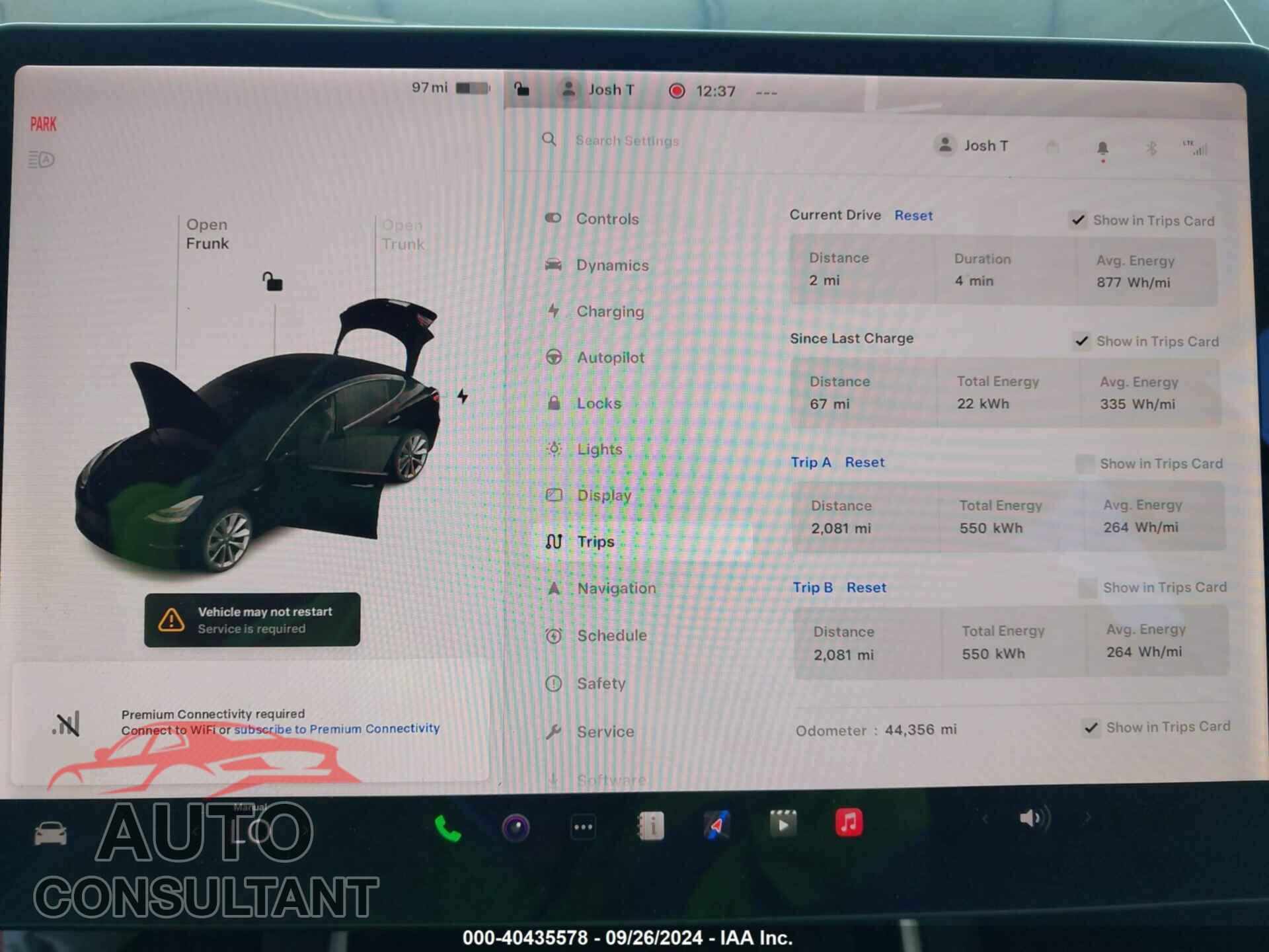 TESLA MODEL 3 2019 - 5YJ3E1EA3KF441471