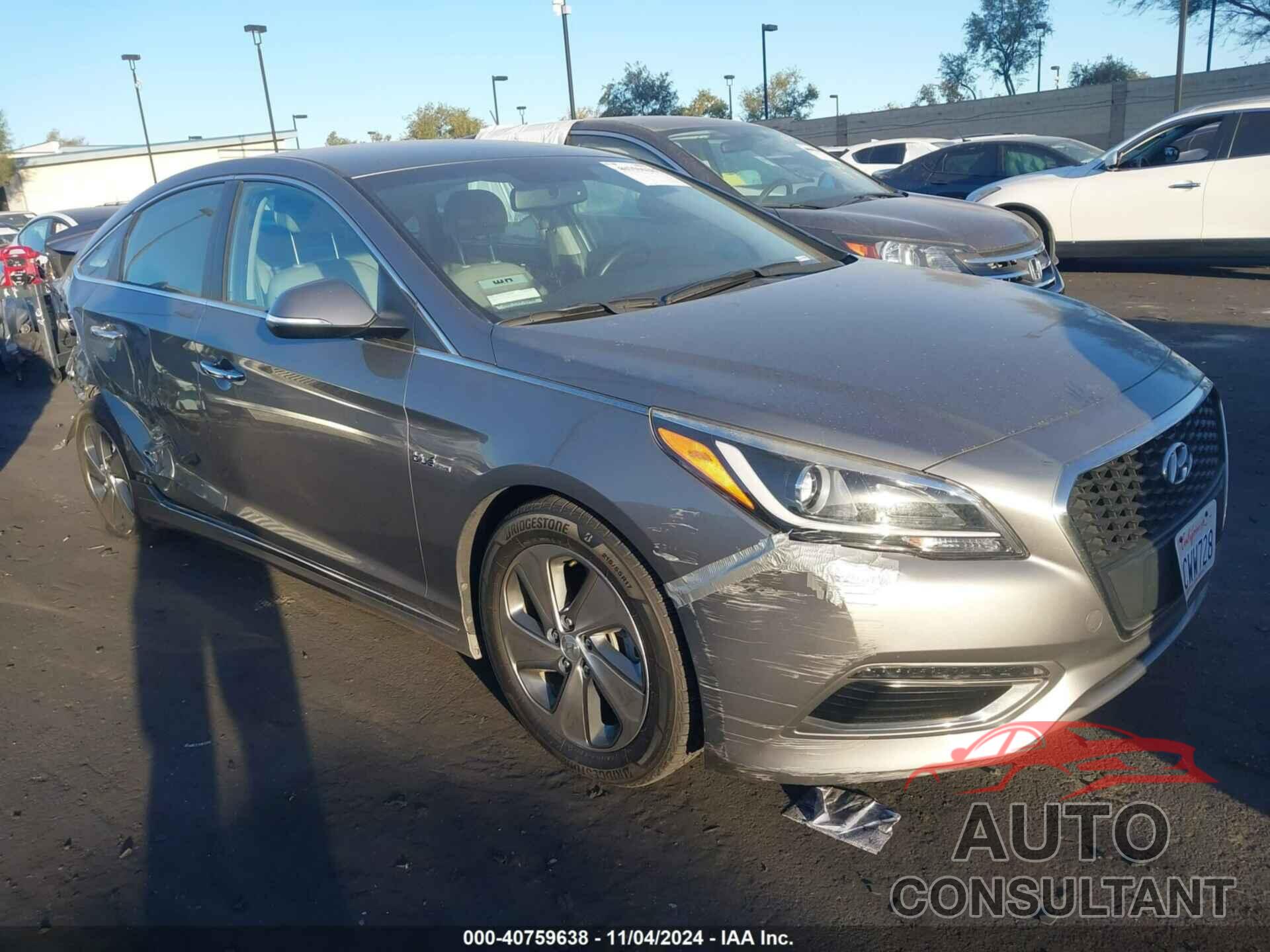 HYUNDAI SONATA HYBRID 2017 - KMHE34L39HA075209