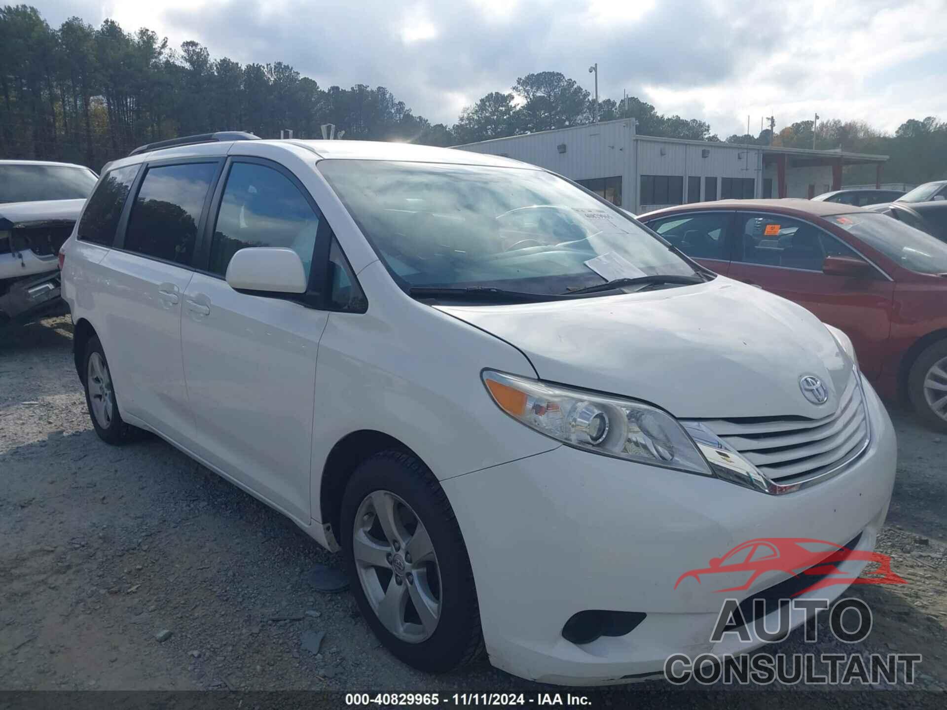 TOYOTA SIENNA 2015 - 5TDKK3DC8FS583352