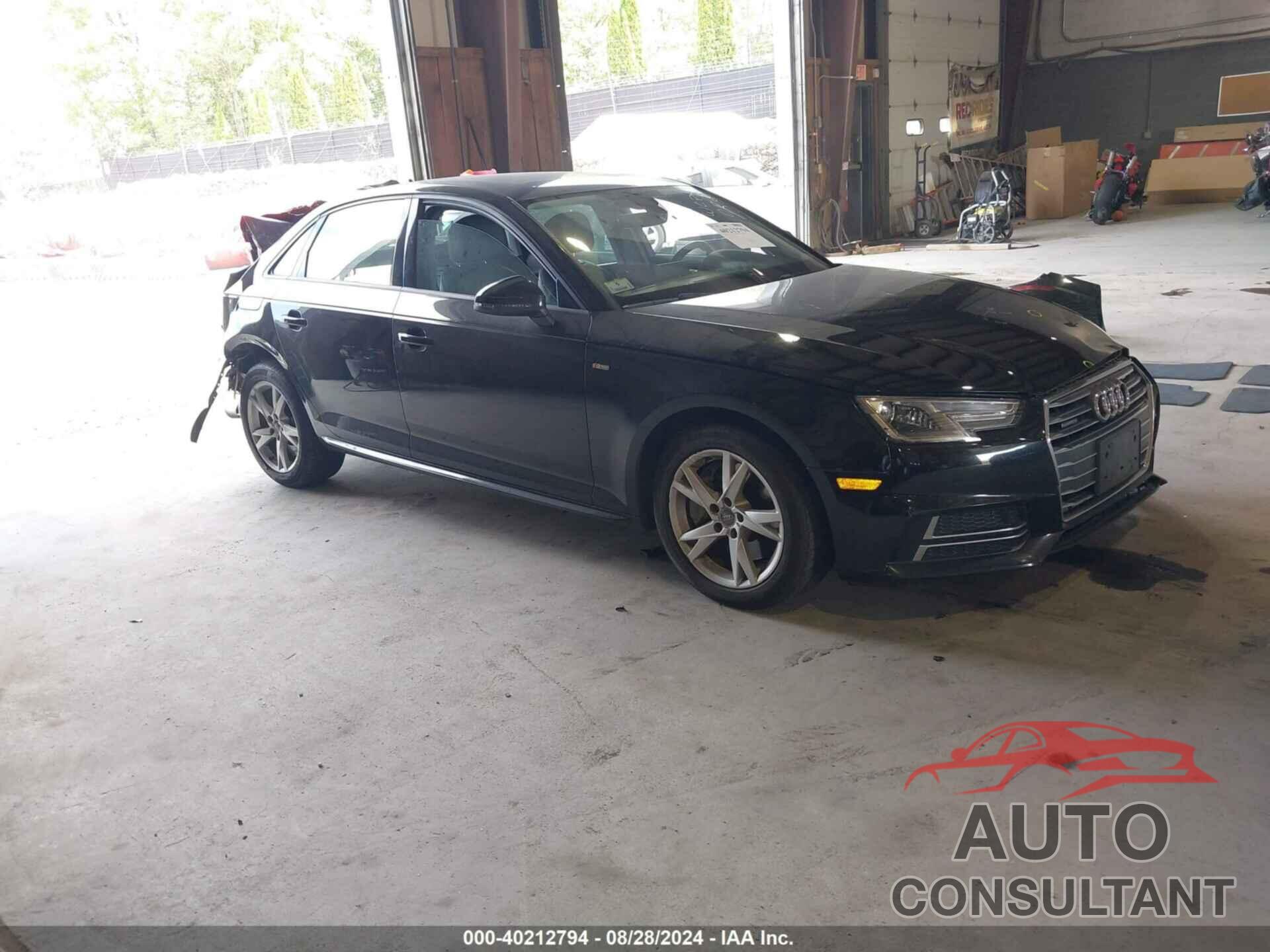 AUDI A4 2018 - WAUDNAF47JA059980