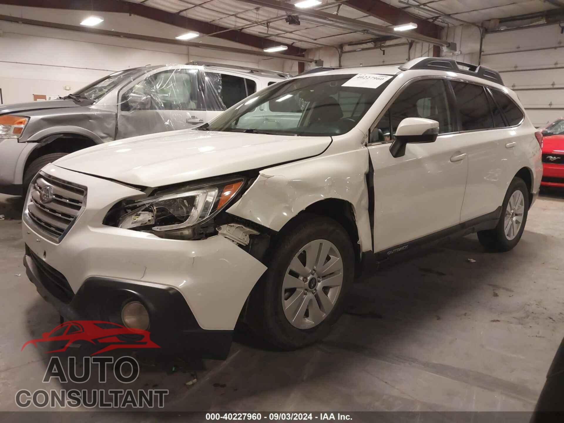 SUBARU OUTBACK 2017 - 4S4BSAFCXH3244125