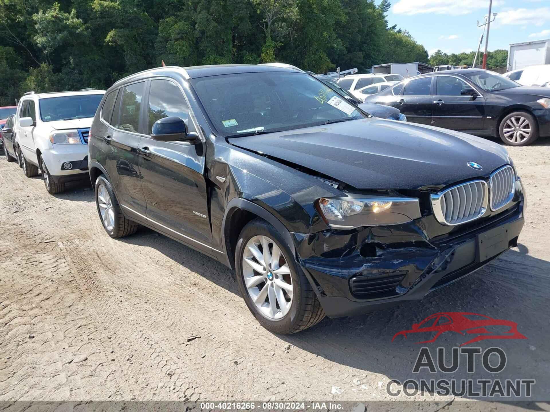 BMW X3 2016 - 5UXWX9C50G0D72094