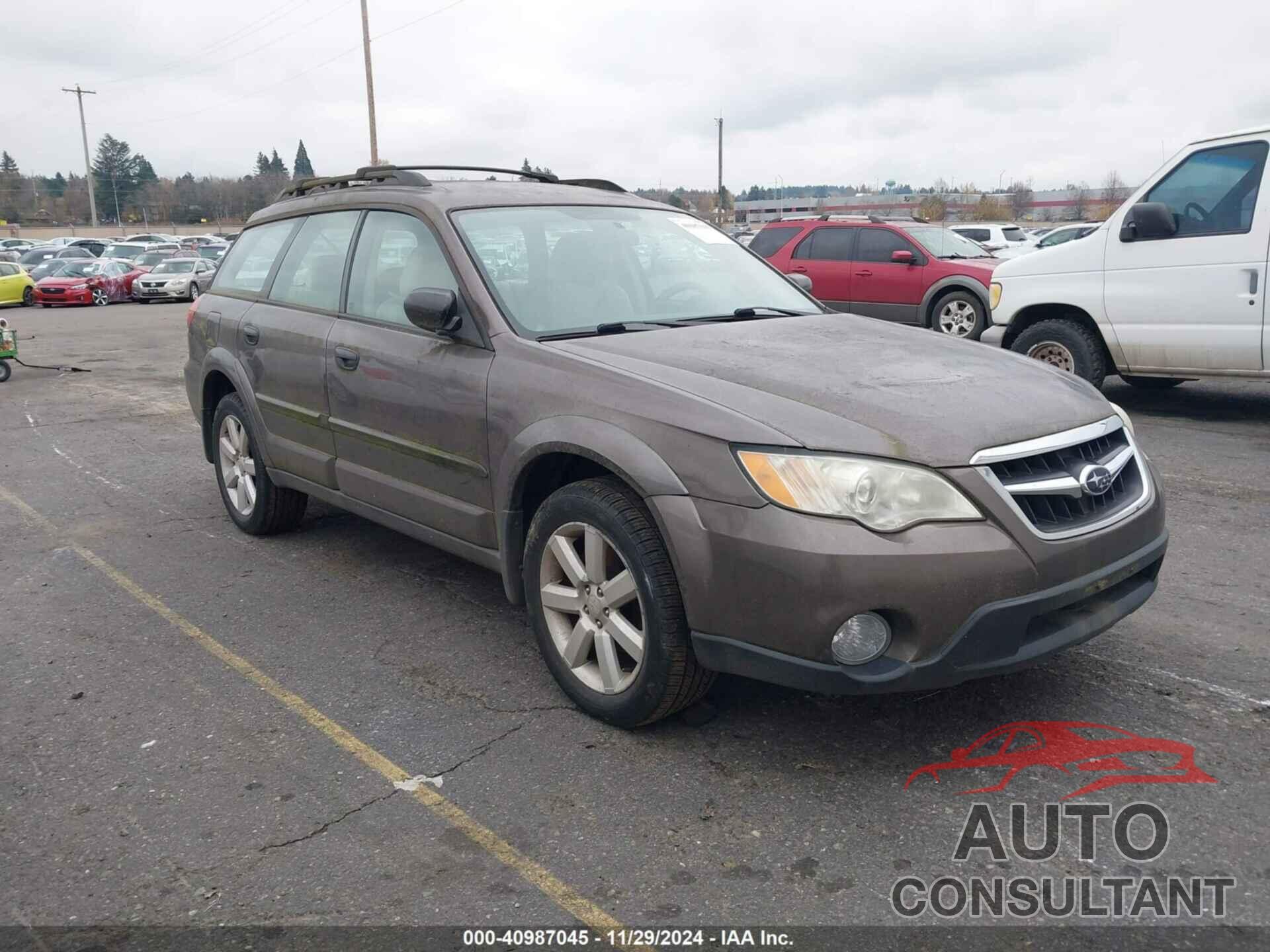 SUBARU OUTBACK 2009 - 4S4BP61C197348101