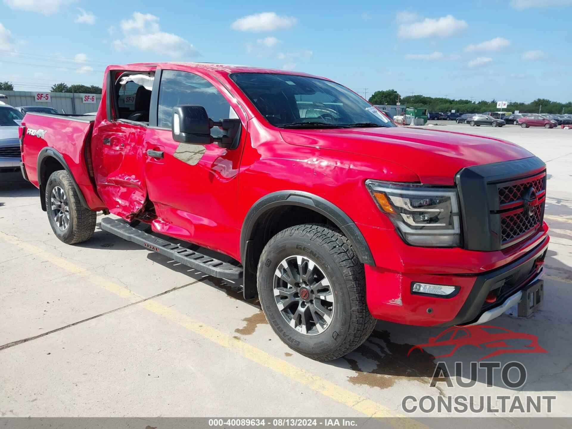 NISSAN TITAN 2024 - 1N6AA1ED6RN104668