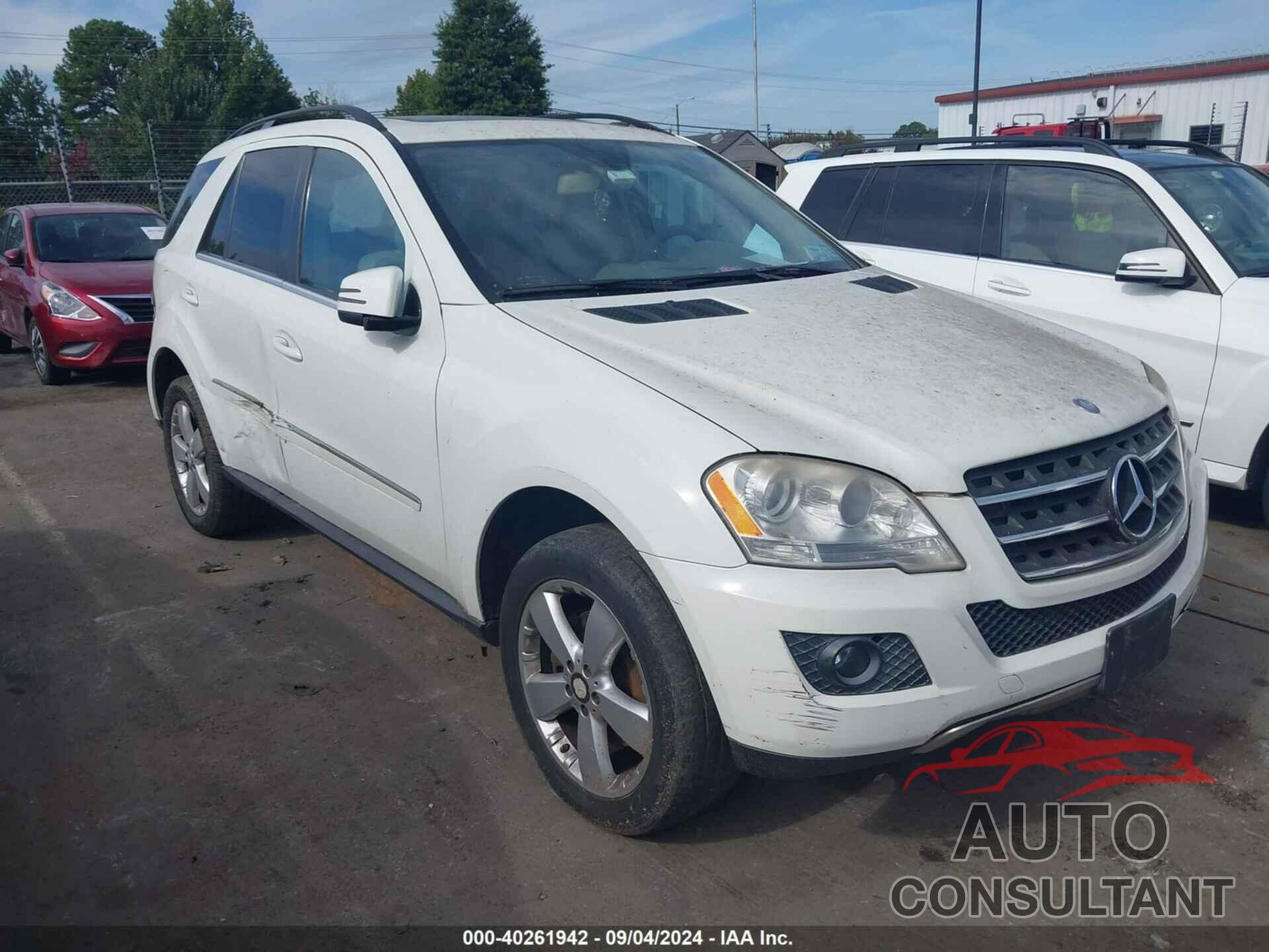 MERCEDES-BENZ ML 350 2011 - 4JGBB8GB1BA672084