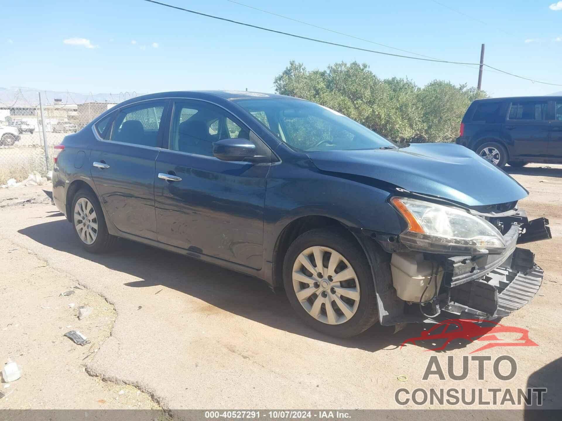 NISSAN SENTRA 2014 - 1N4AB7APXEN854075