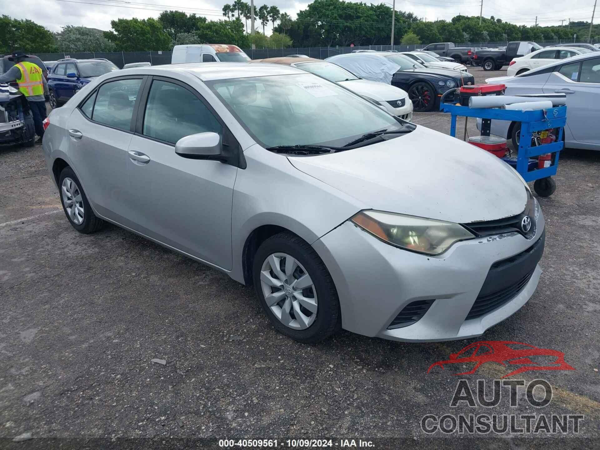 TOYOTA COROLLA 2016 - 5YFBURHE2GP518368
