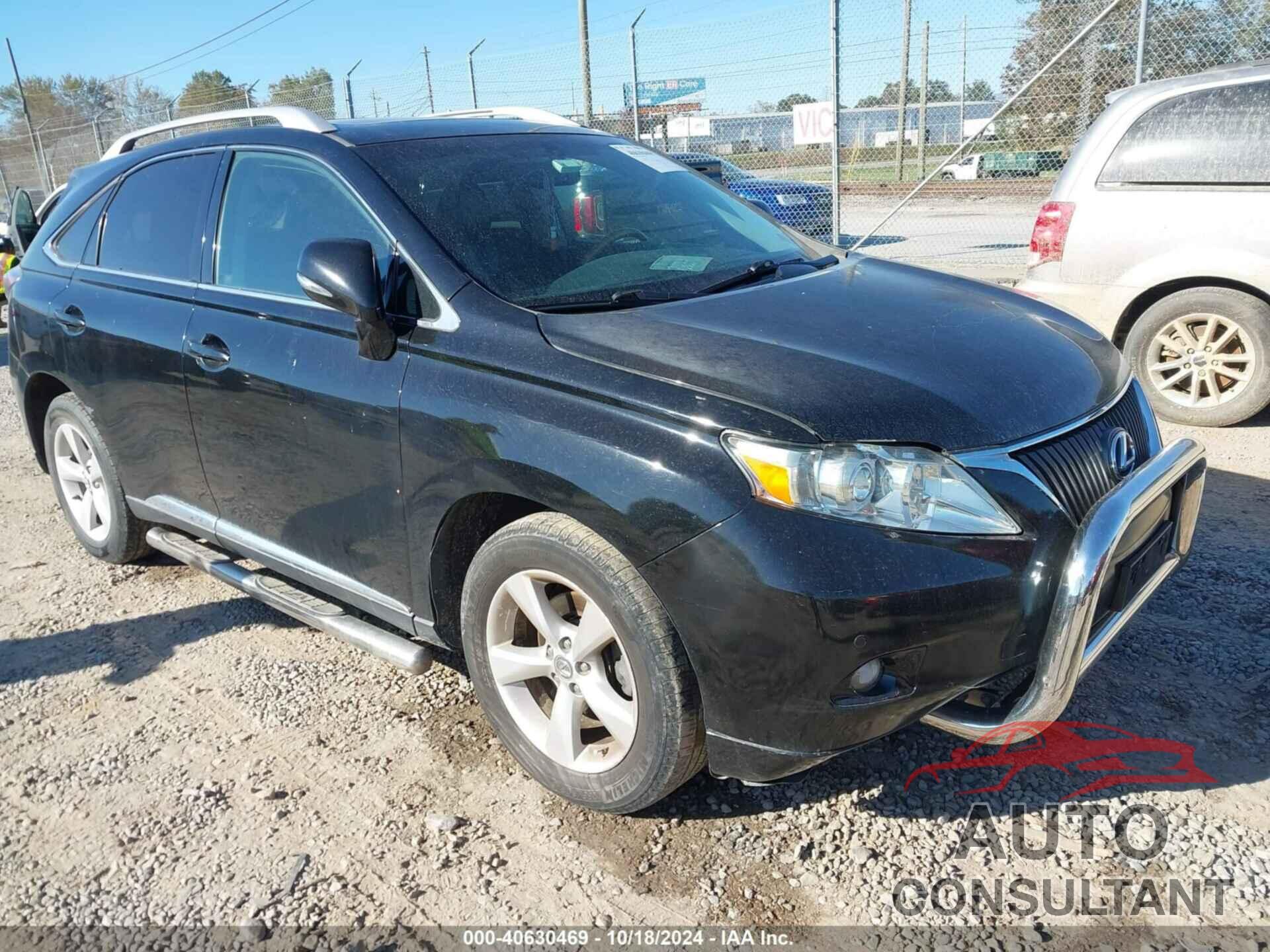LEXUS RX 350 2011 - 2T2BK1BA0BC109223