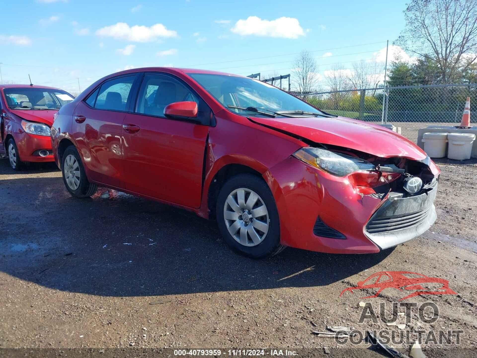 TOYOTA COROLLA 2017 - 2T1BURHEXHC775845