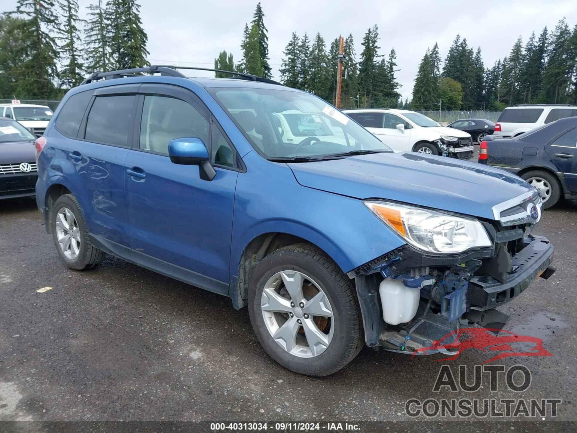 SUBARU FORESTER 2016 - JF2SJAFC5GH522973