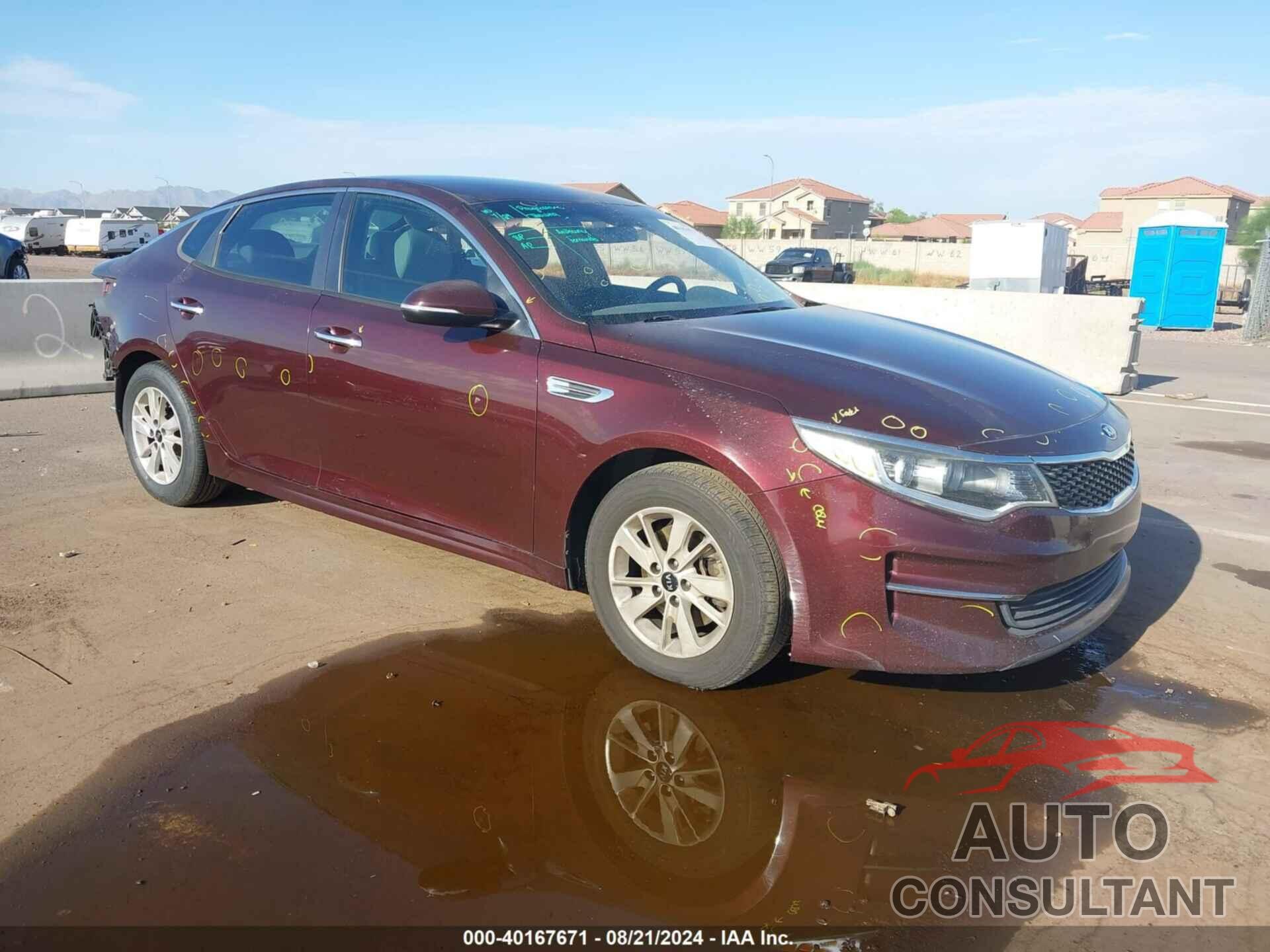 KIA OPTIMA 2016 - 5XXGT4L38GG102397
