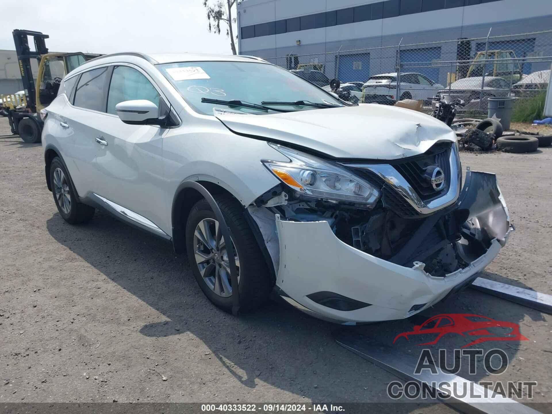 NISSAN MURANO 2016 - 5N1AZ2MG6GN145081