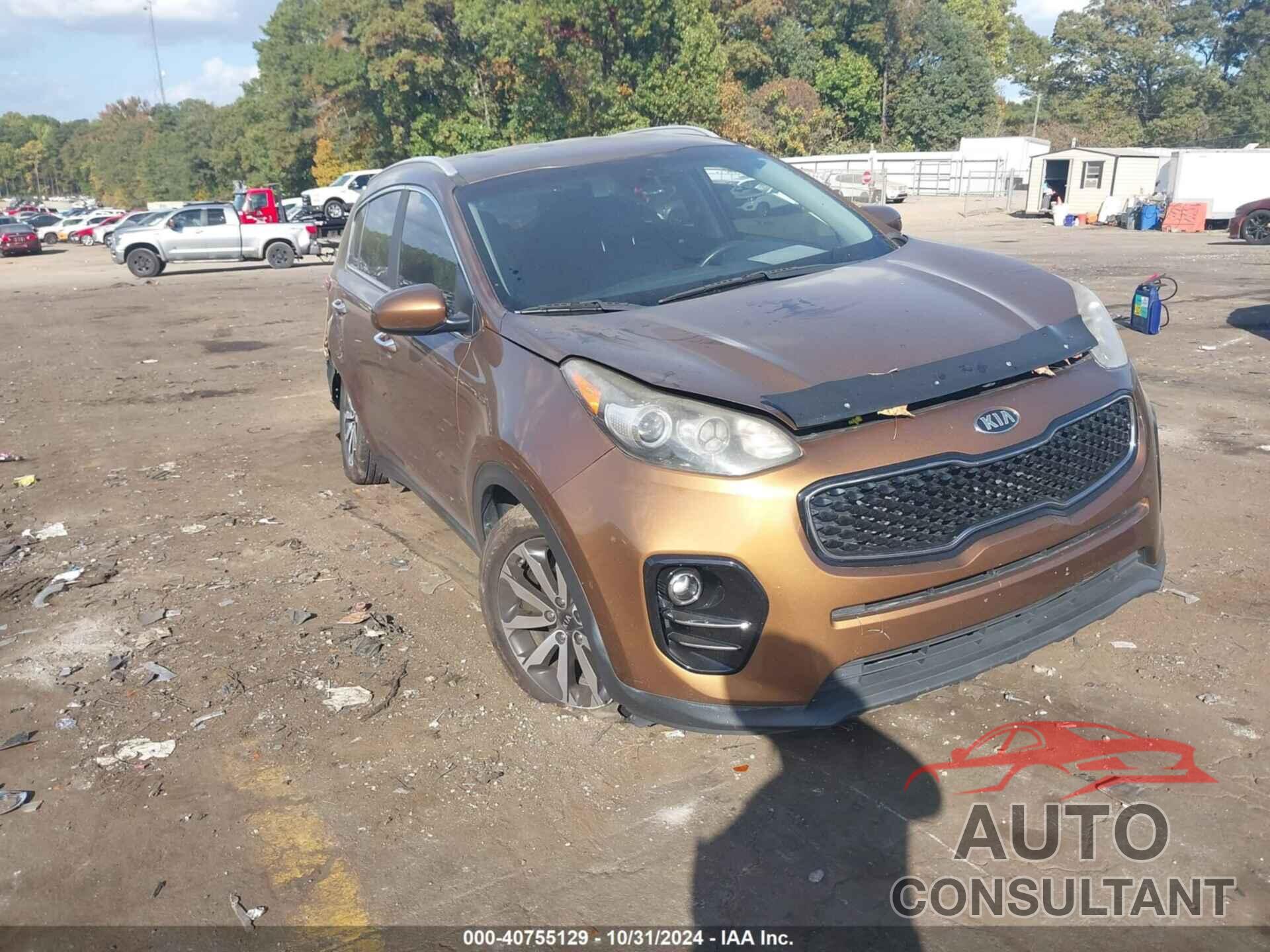 KIA SPORTAGE 2017 - KNDPN3AC6H7260688