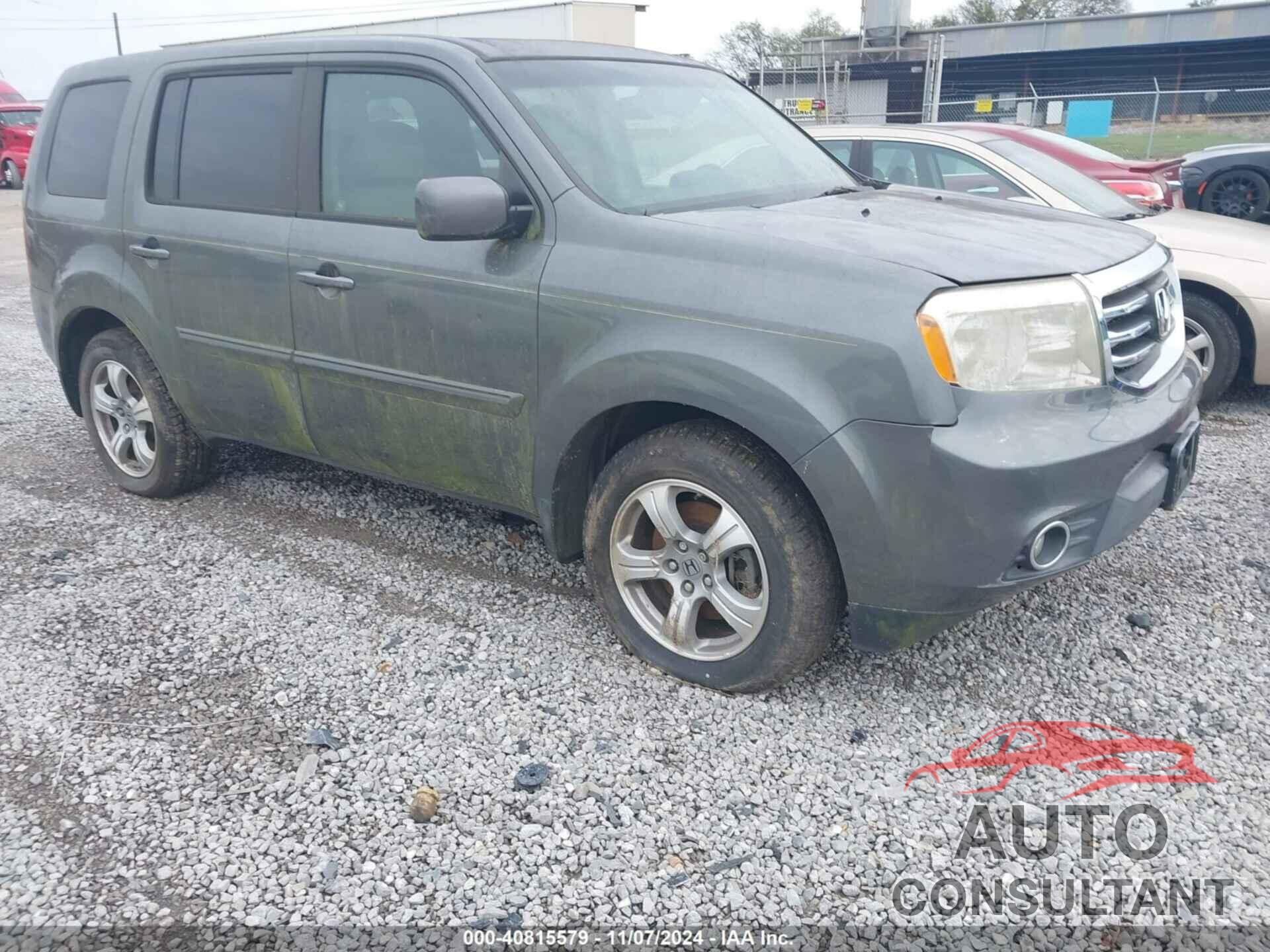 HONDA PILOT 2012 - 5FNYF3H51CB010044