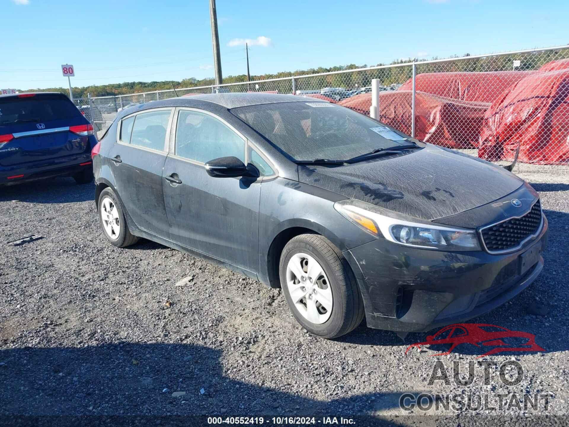 KIA FORTE 2017 - KNAFK5A80H5698773