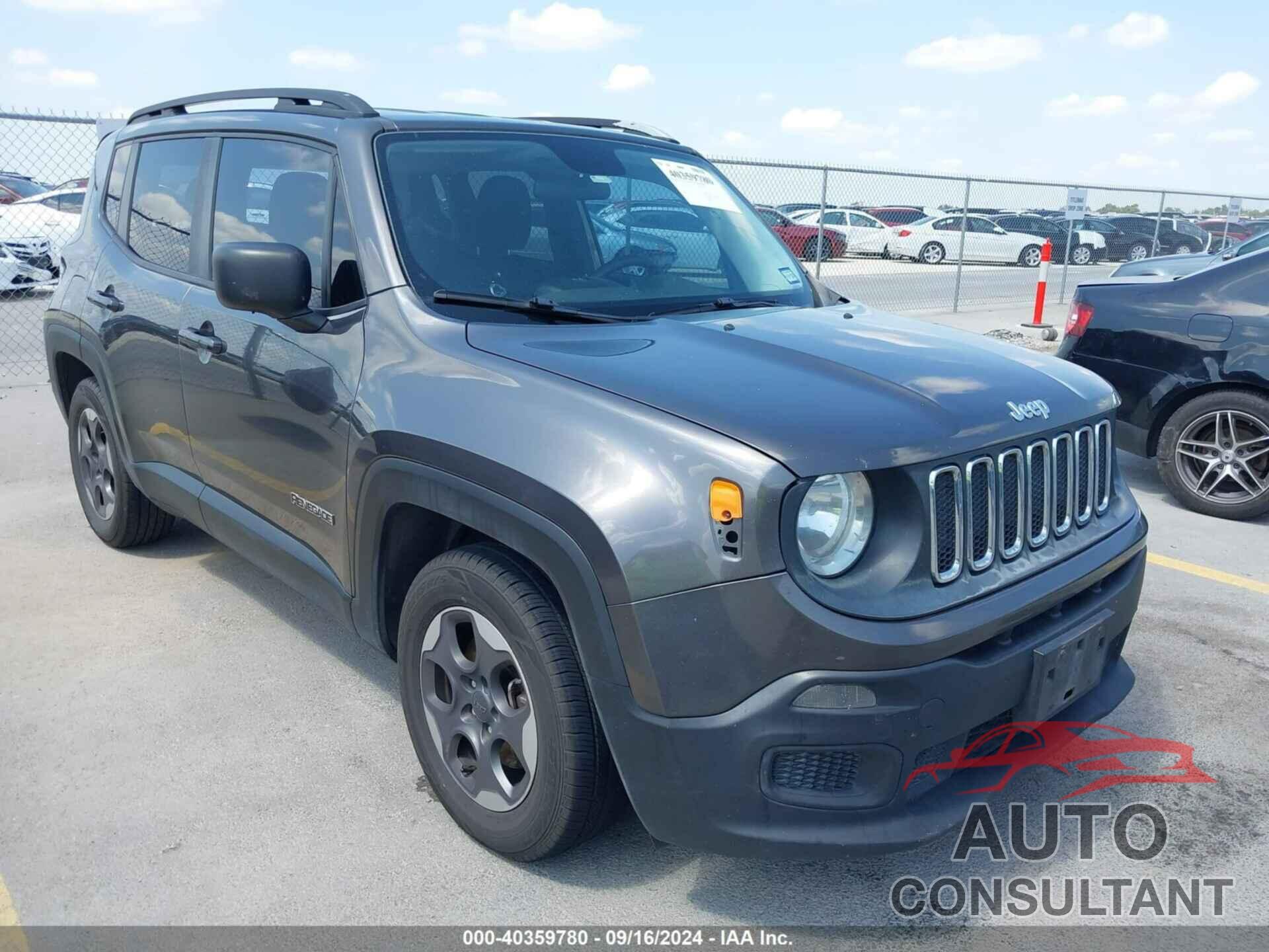 JEEP RENEGADE 2016 - ZACCJAAT9GPD86642