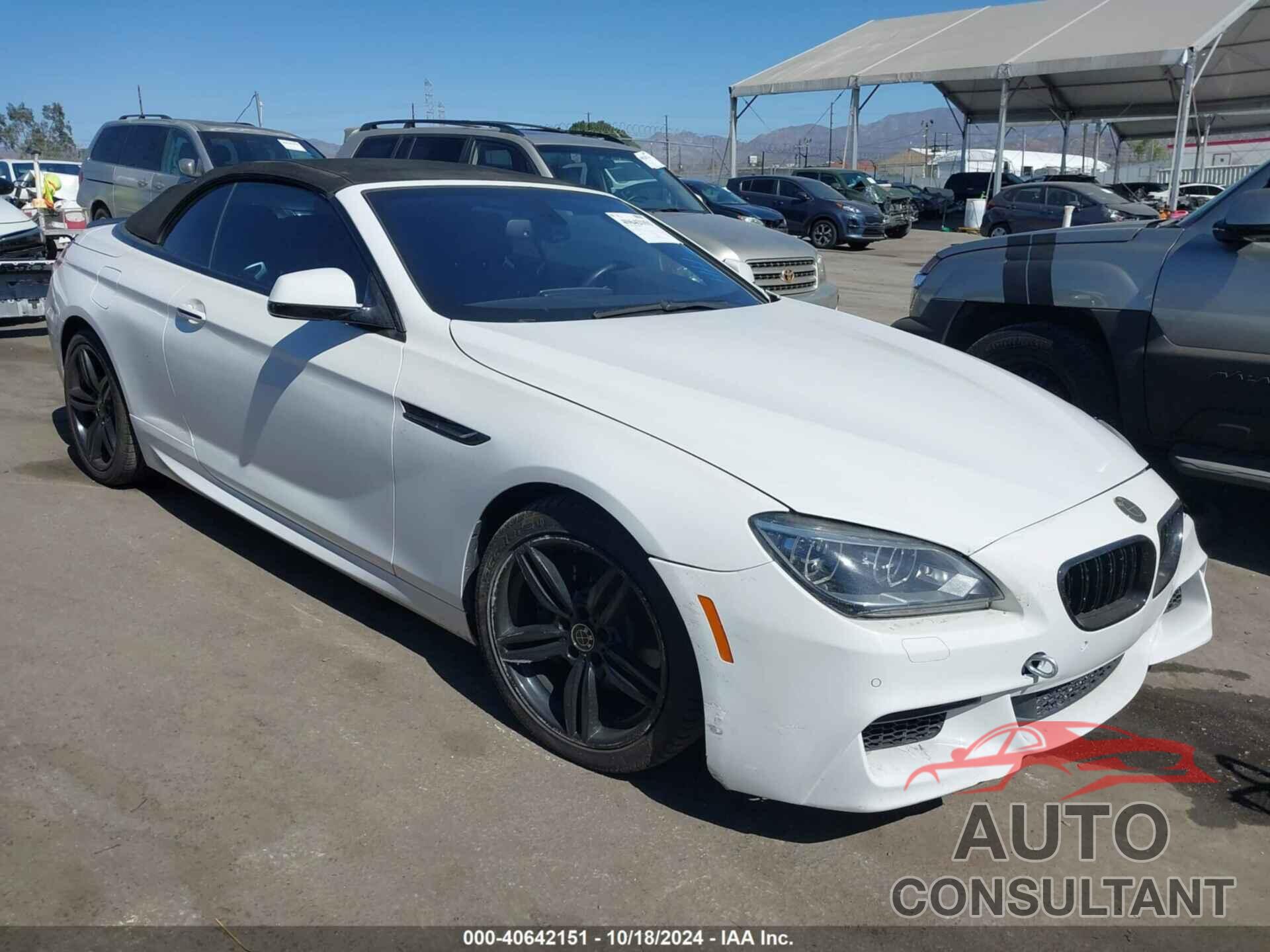 BMW 640I 2015 - WBALW7C52FD596187