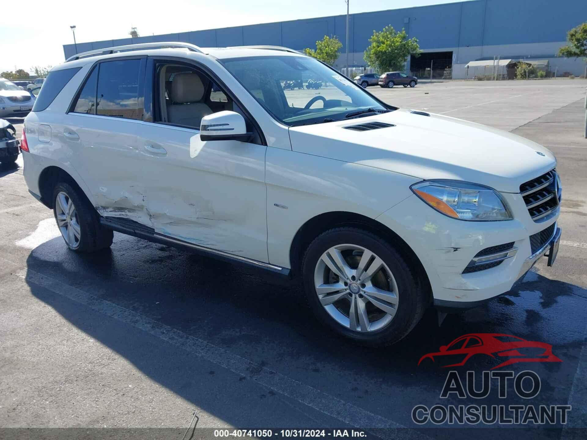 MERCEDES-BENZ ML 350 2012 - 4JGDA5HB8CA033467