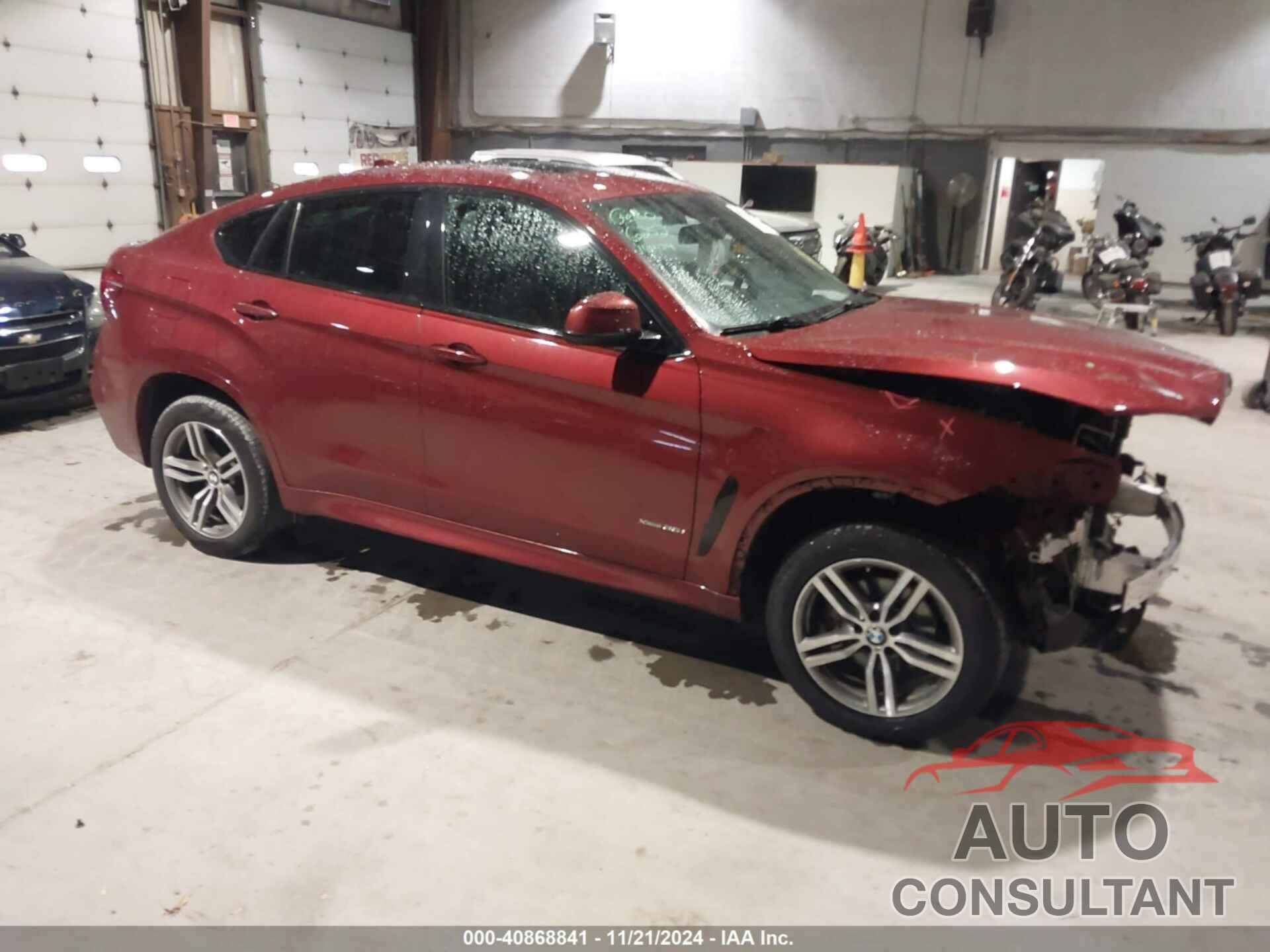 BMW X6 2017 - 5UXKU2C53H0N84386