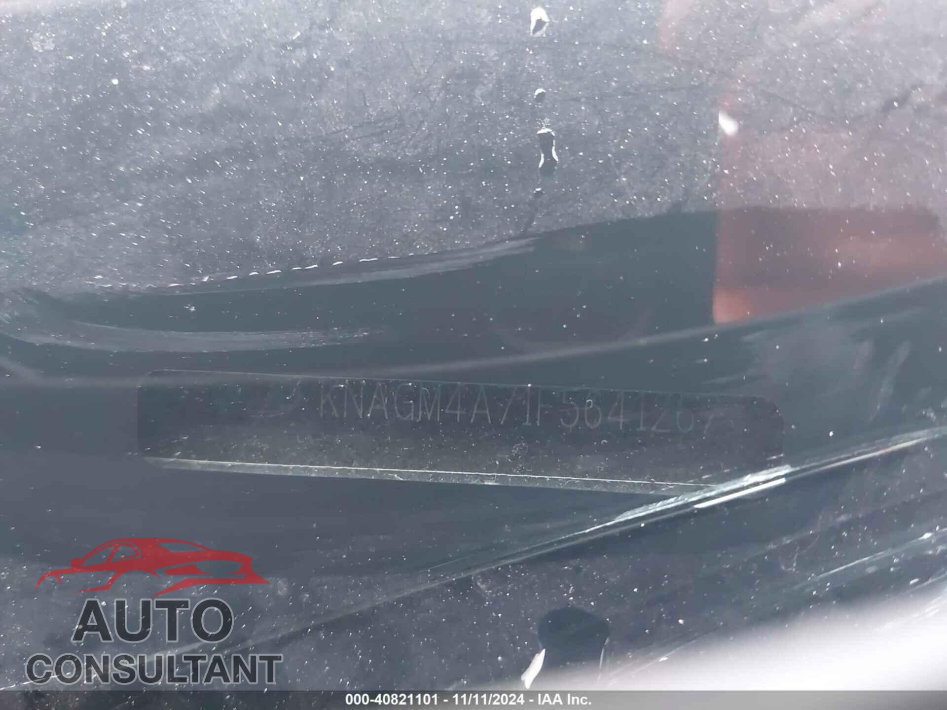 KIA OPTIMA 2015 - KNAGM4A71F5641267