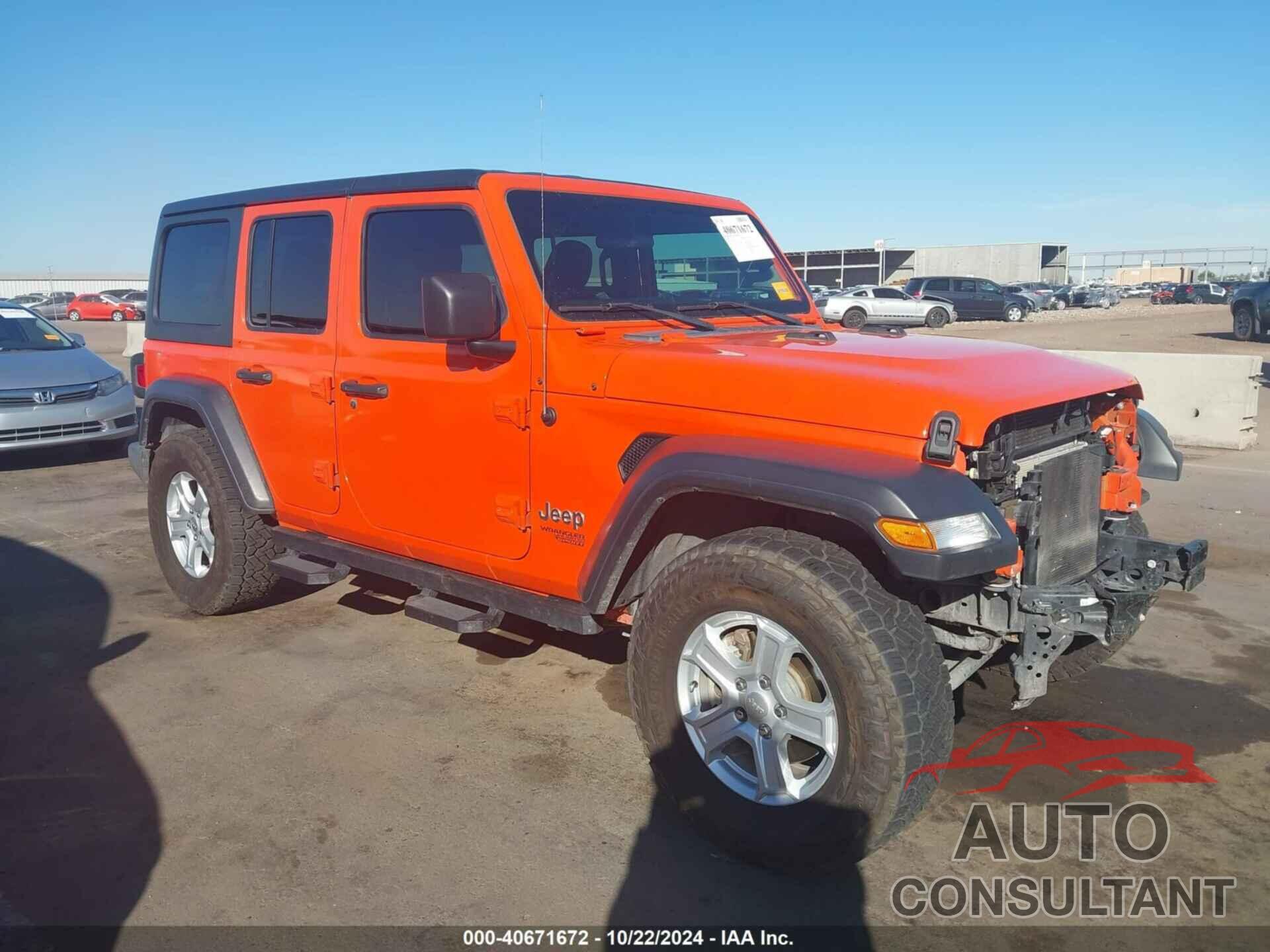 JEEP WRANGLER UNLIMITED 2020 - 1C4HJXDN0LW155227