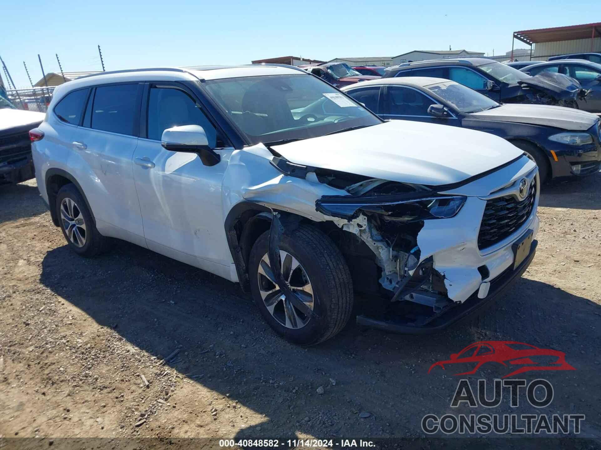 TOYOTA HIGHLANDER 2023 - 5TDKDRAH3PS007392
