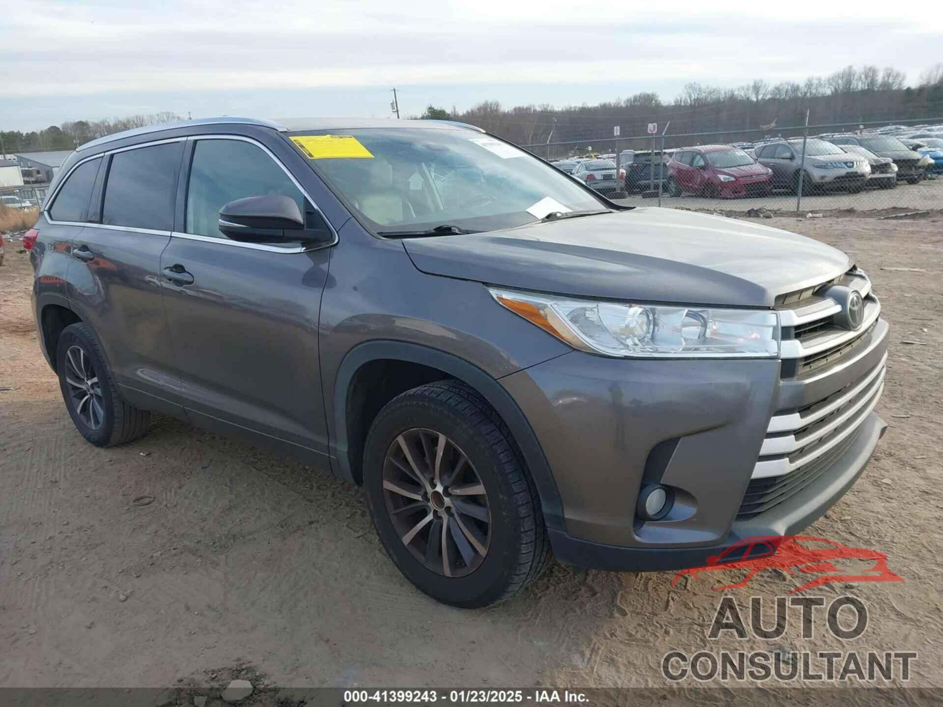 TOYOTA HIGHLANDER 2018 - 5TDKZRFH9JS535150