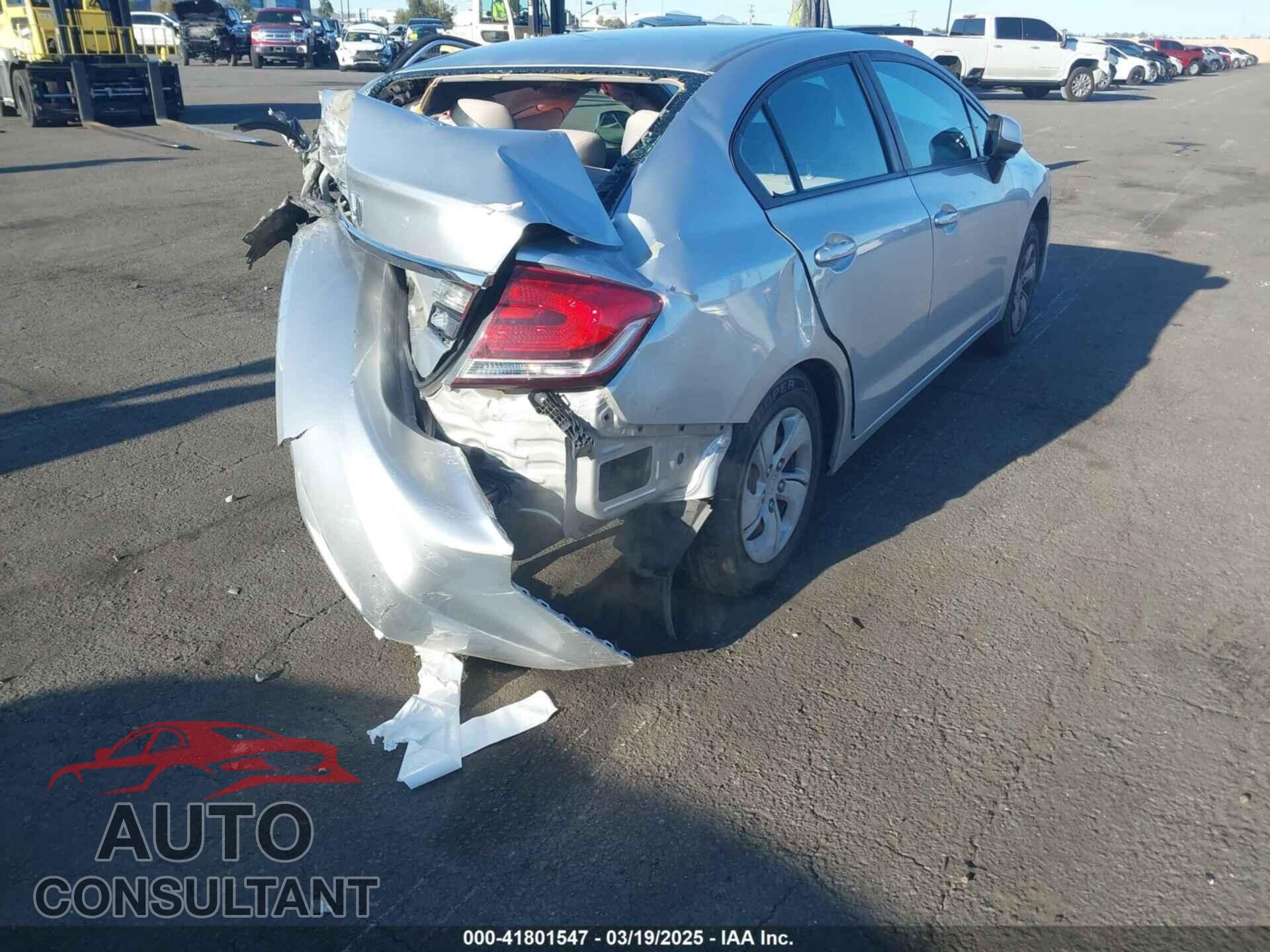 HONDA CIVIC 2013 - 2HGFB2F55DH567746
