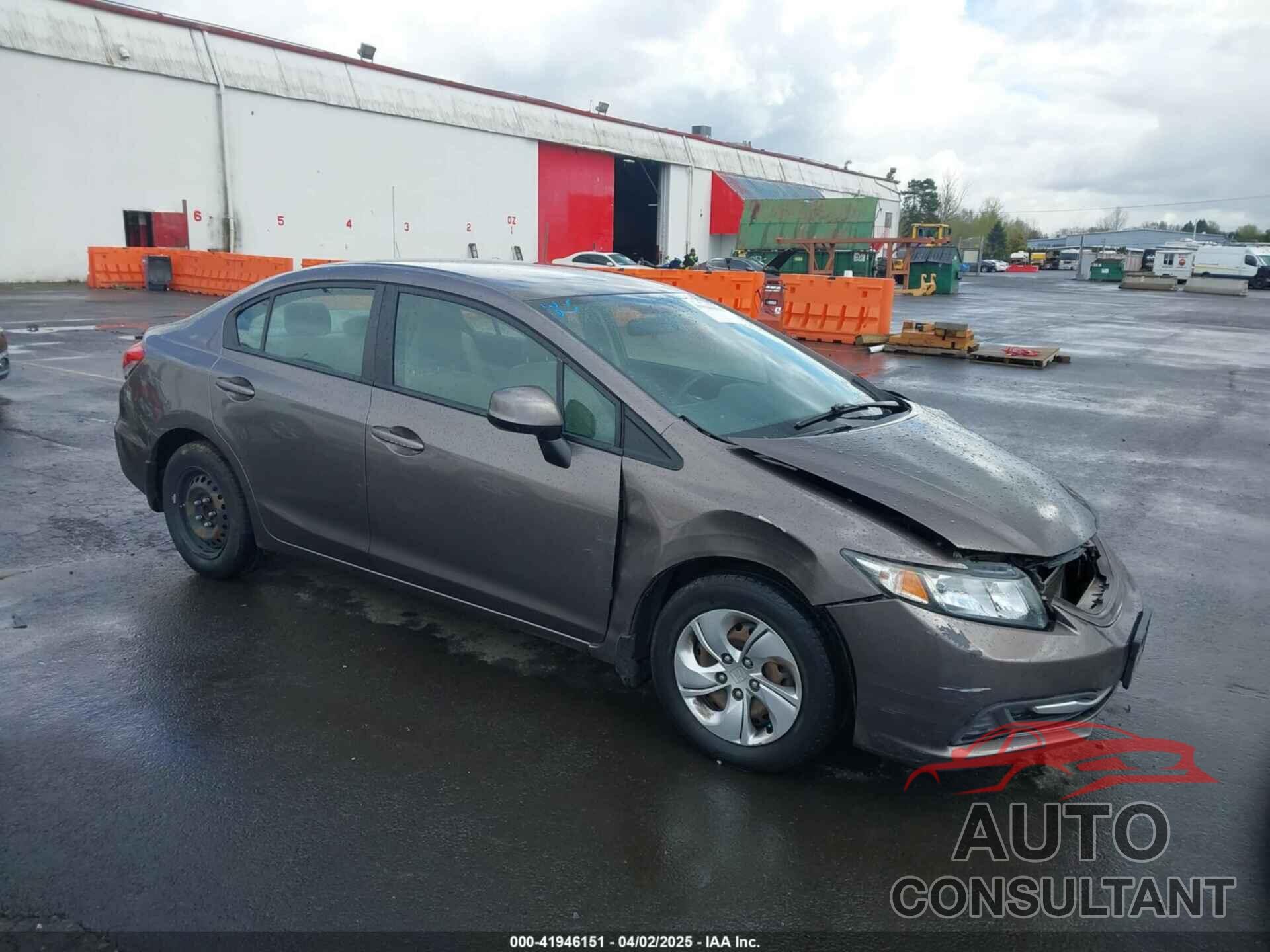 HONDA CIVIC 2013 - 19XFB2F57DE289961