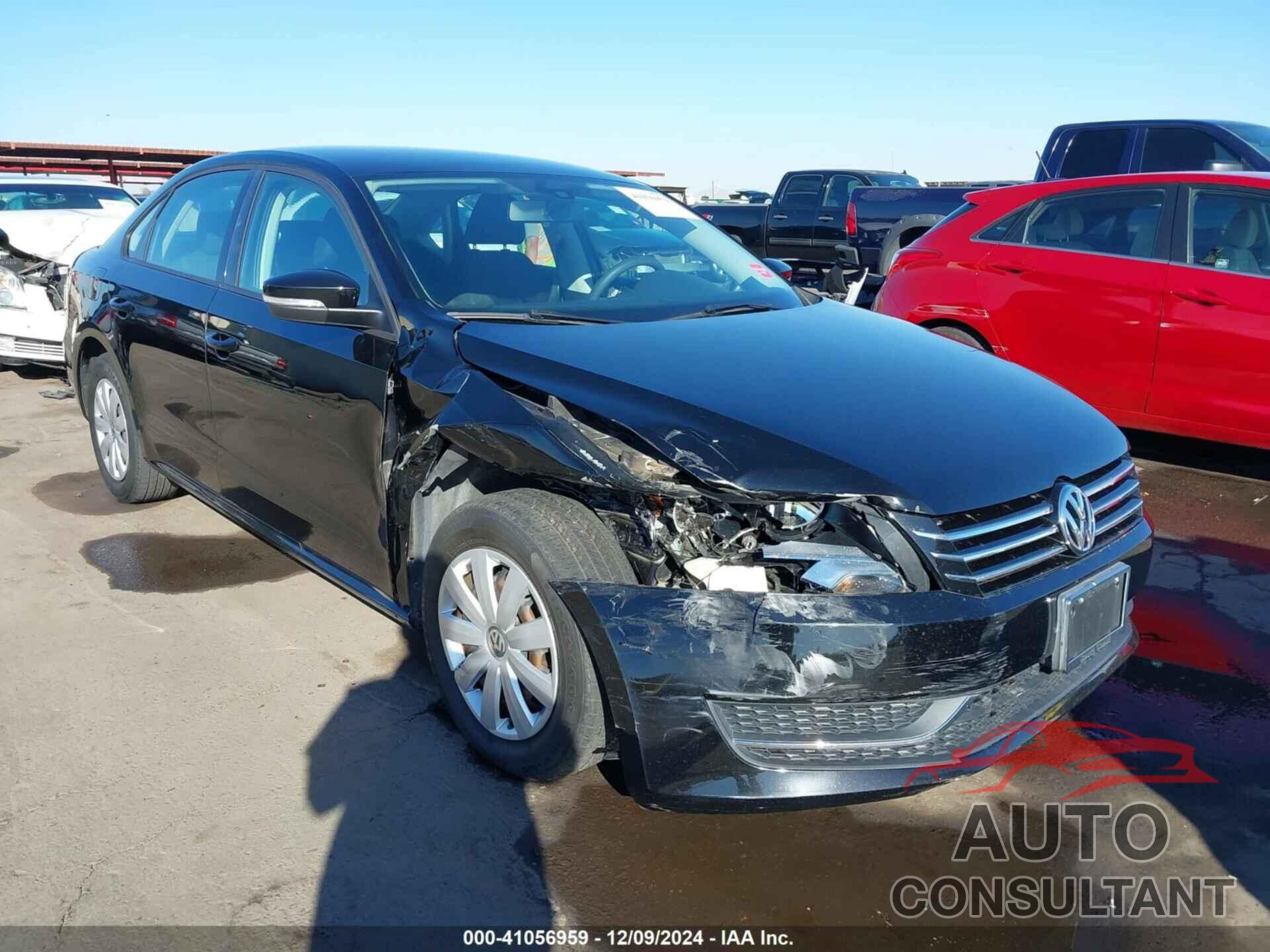 VOLKSWAGEN PASSAT 2013 - 1VWAP7A39DC149638