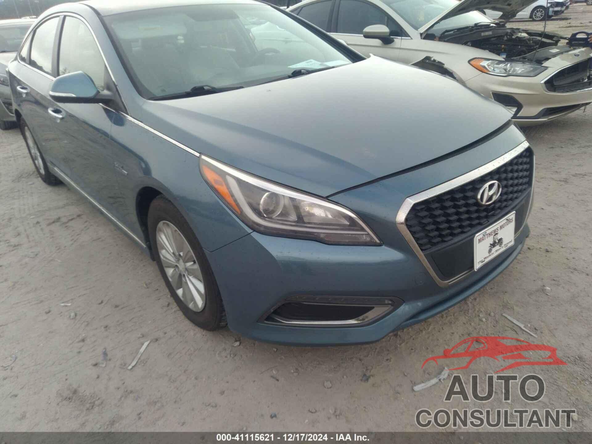 HYUNDAI SONATA HYBRID 2016 - KMHE24L12GA039698