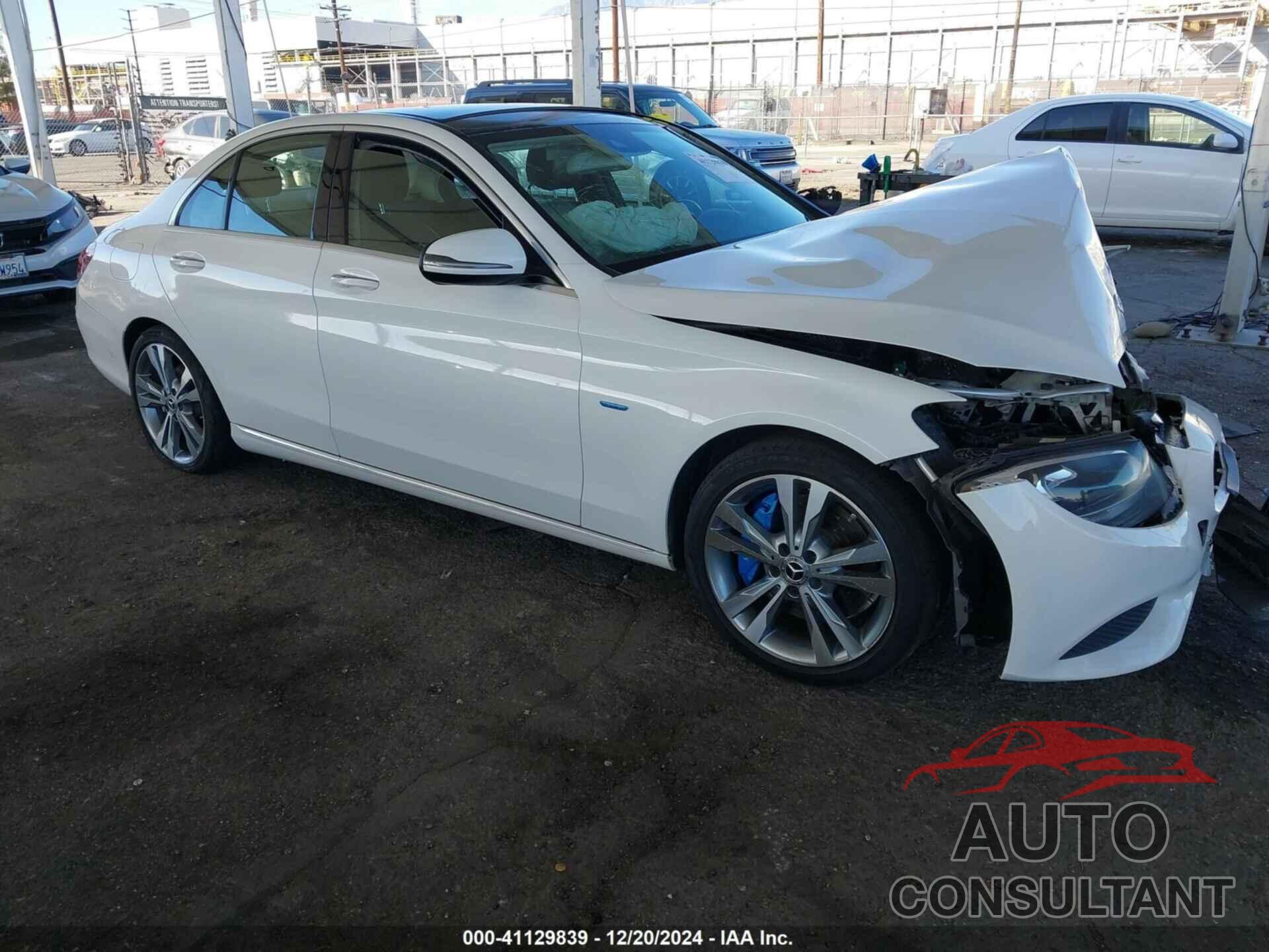 MERCEDES-BENZ C 350E 2017 - 55SWF4HB6HU222964