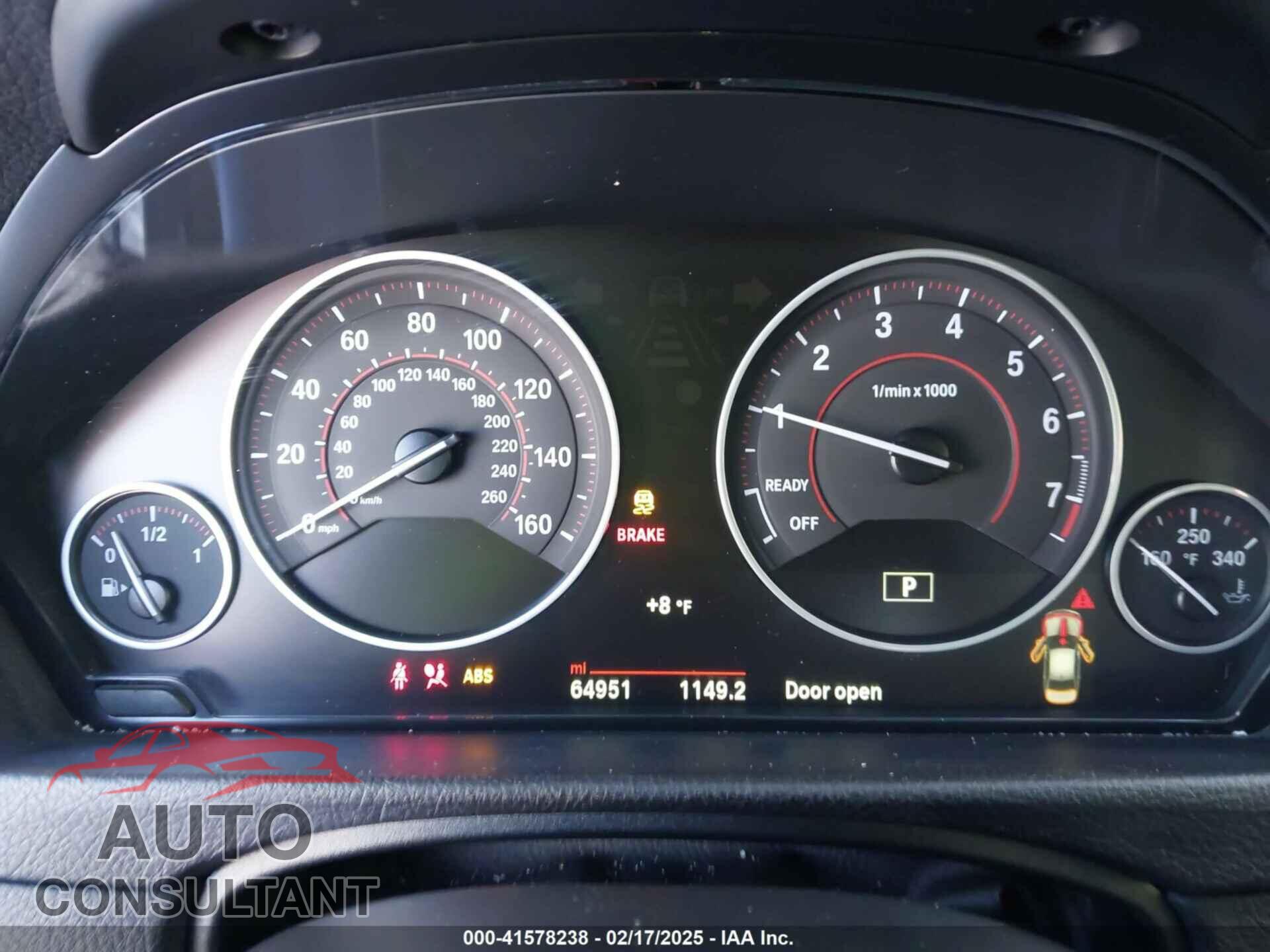 BMW 328I 2016 - WBA8E9G5XGNT85247