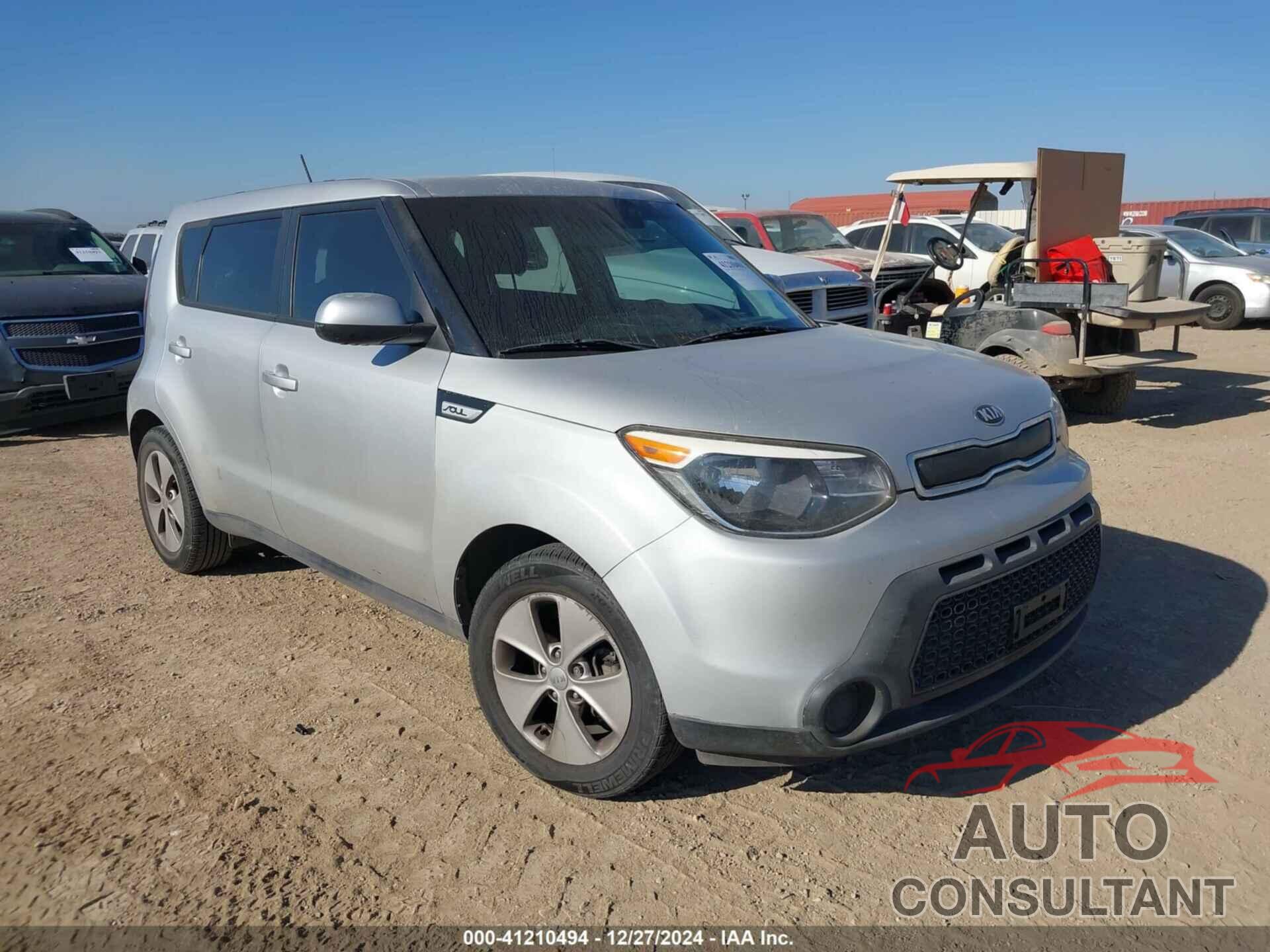 KIA SOUL 2015 - KNDJN2A28F7753079