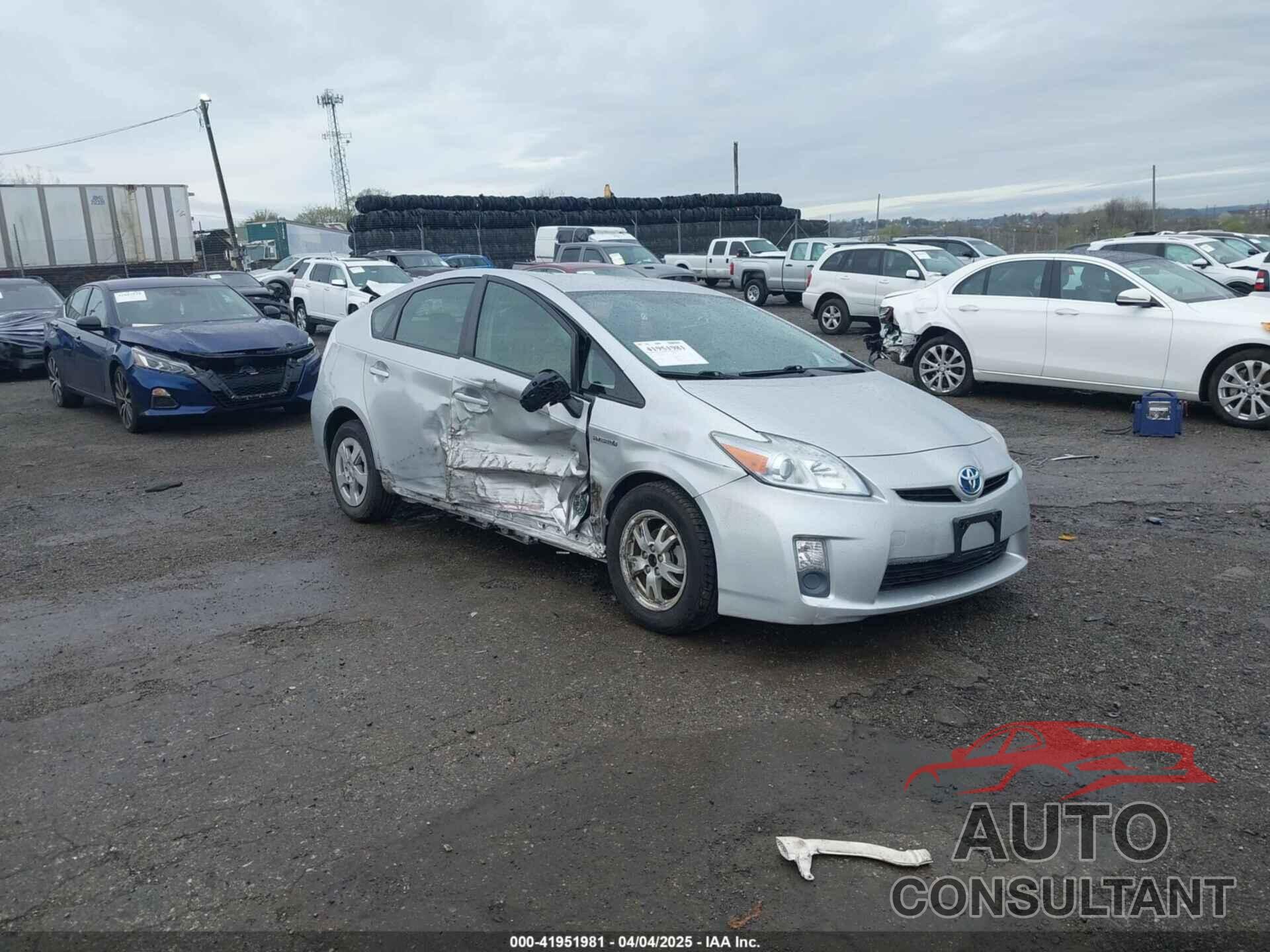TOYOTA PRIUS 2010 - JTDKN3DU8A0150741