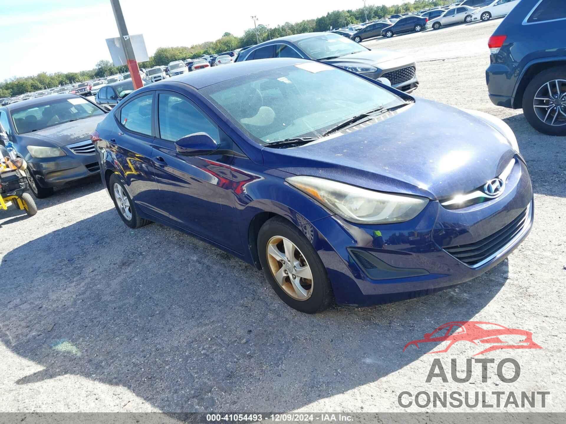 HYUNDAI ELANTRA 2014 - 5NPDH4AEXEH456285