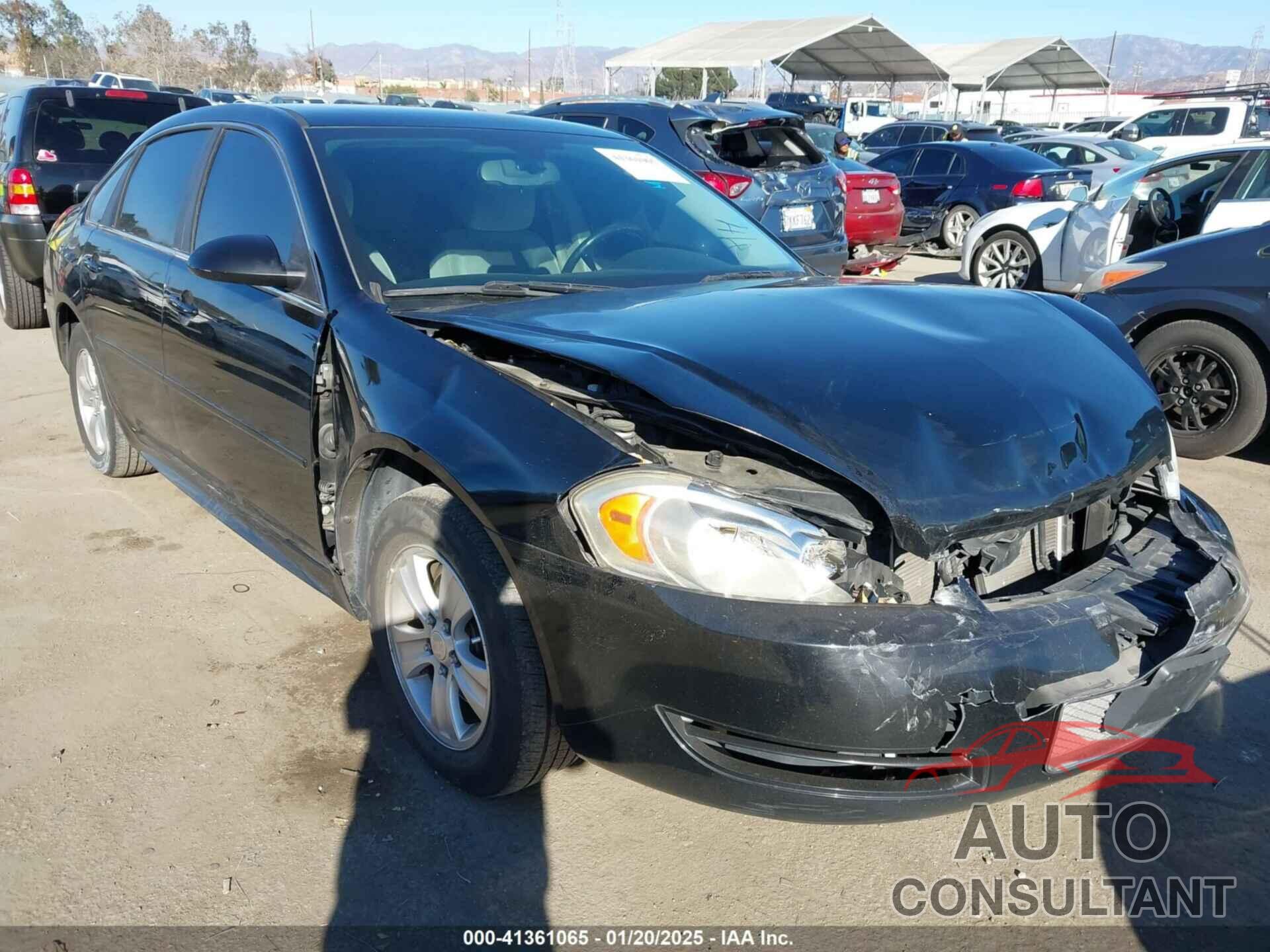 CHEVROLET IMPALA 2012 - 2G1WA5E3XC1264836