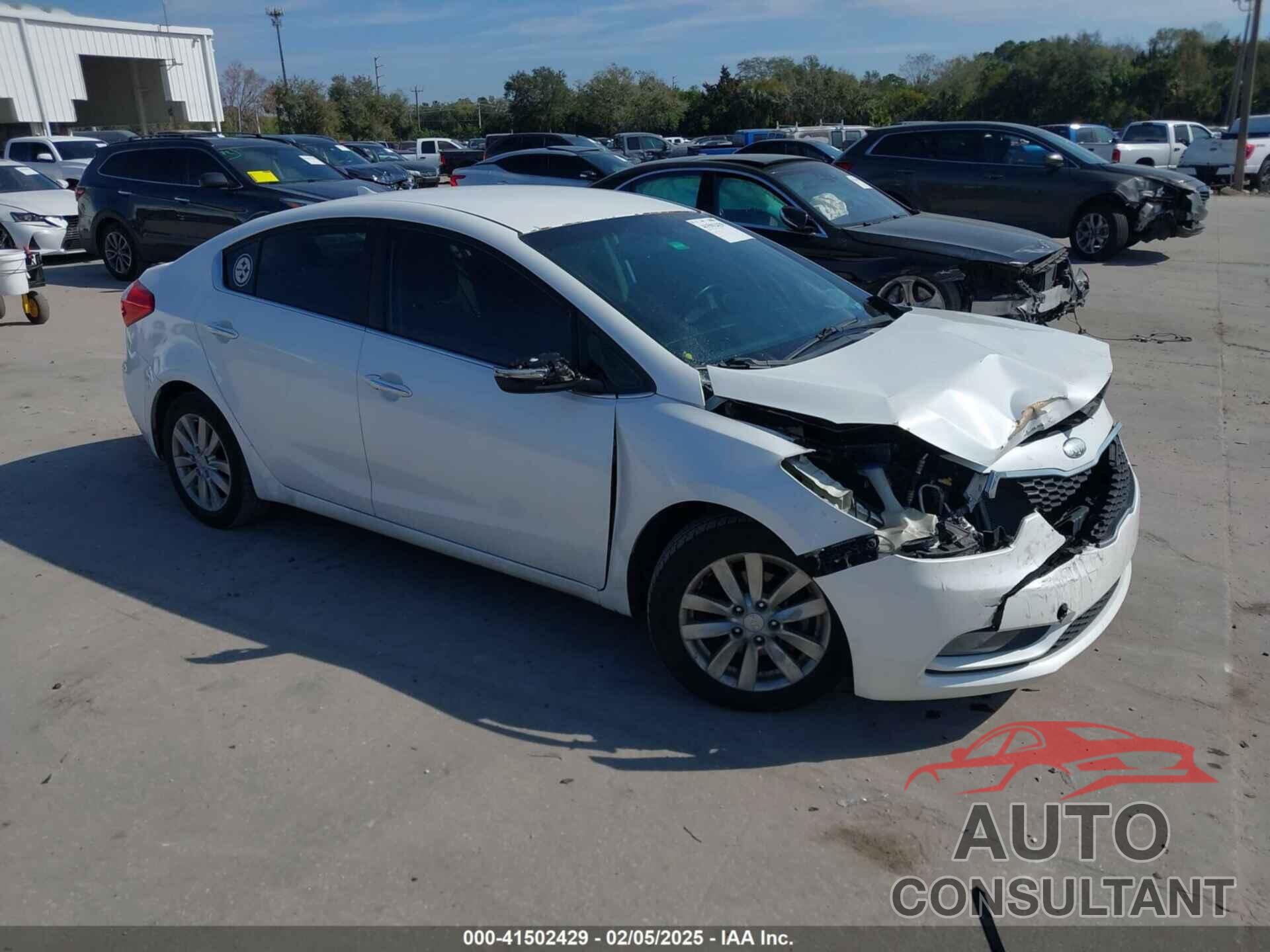 KIA FORTE 2014 - KNAFX4A89E5091648