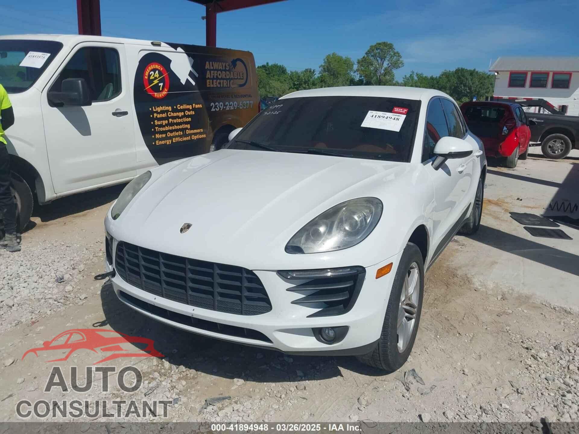 PORSCHE MACAN 2016 - WP1AB2A57GLB54166