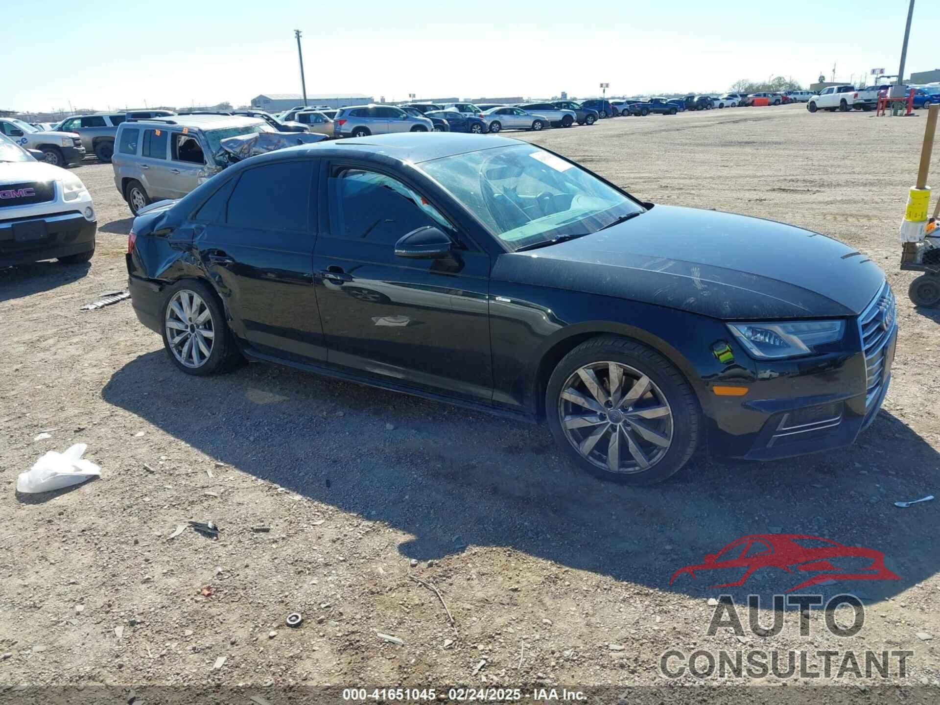 AUDI A4 2018 - WAUKMAF4XJA090568